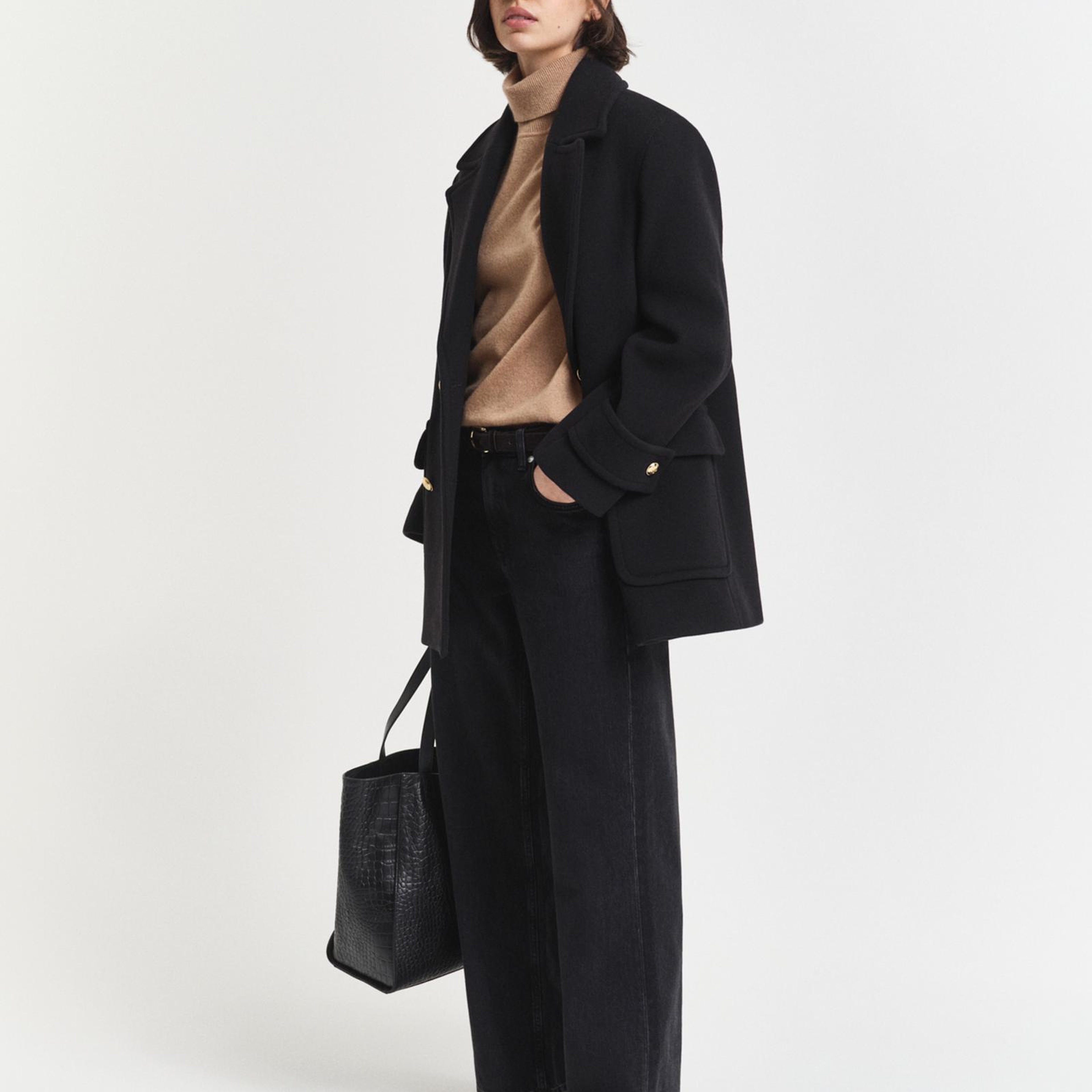 GANT Kadın Siyah Relaxed Fit Jean