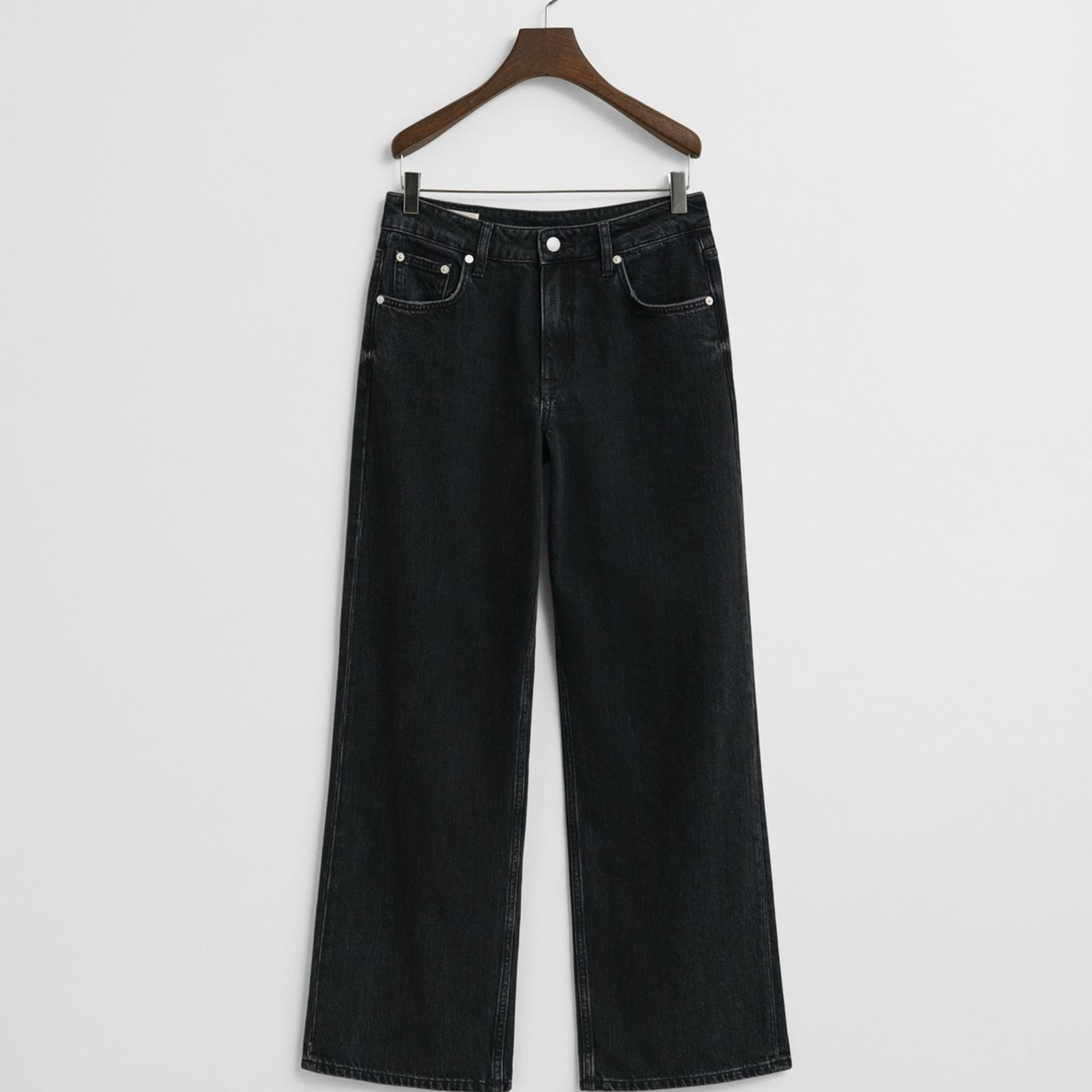 GANT Kadın Siyah Relaxed Fit Jean