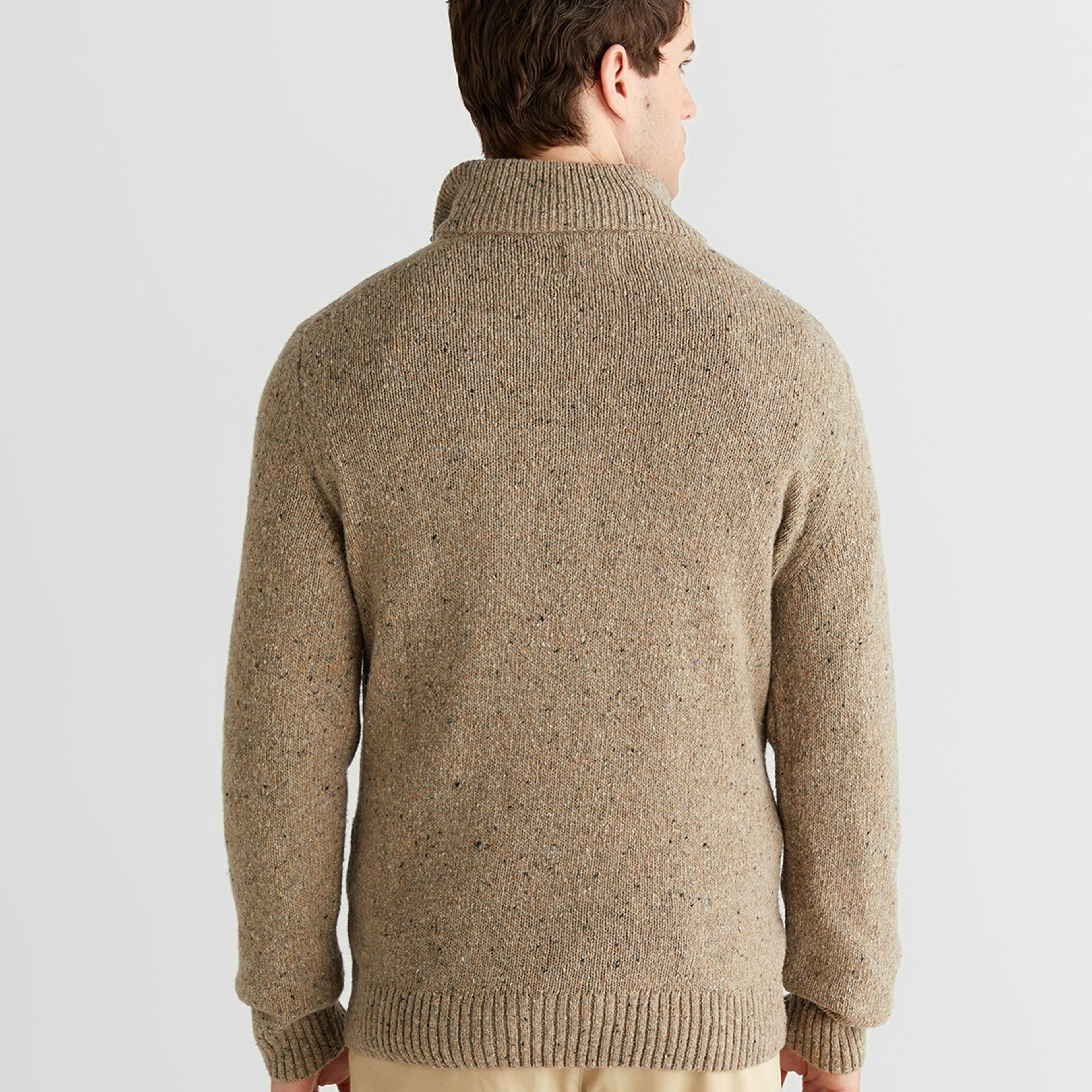 GANT Erkek Bej Regular Fit Düğmeli Triko