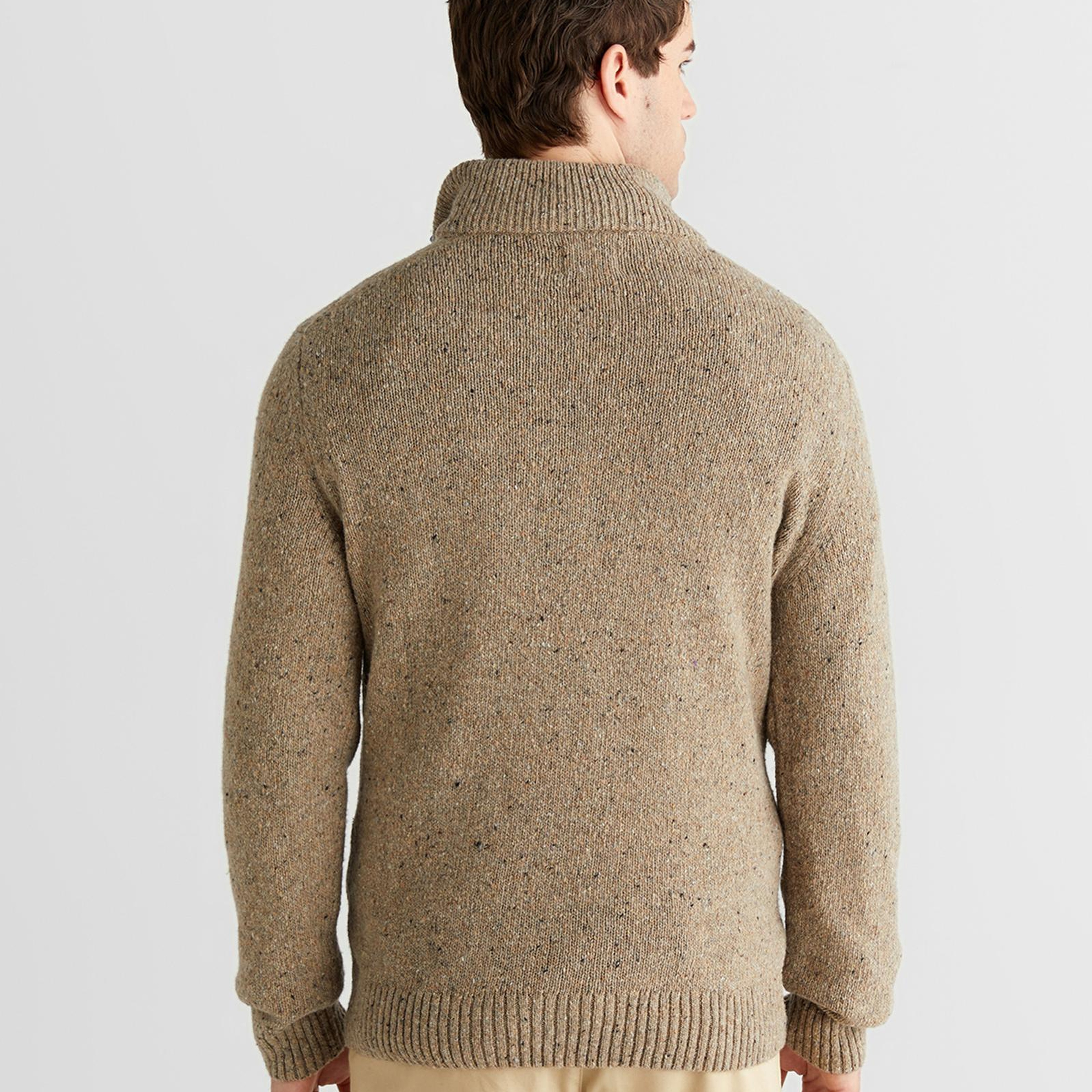 GANT Erkek Bej Regular Fit Düğmeli Triko