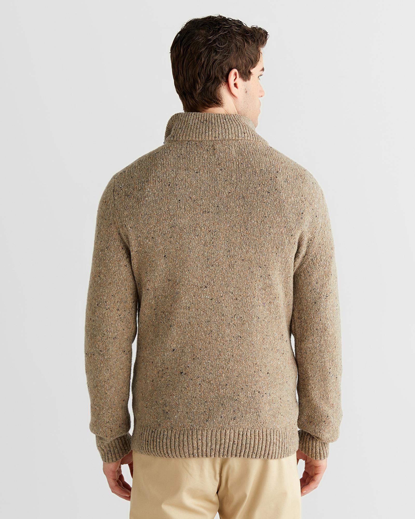 GANT Erkek Bej Regular Fit Düğmeli Triko