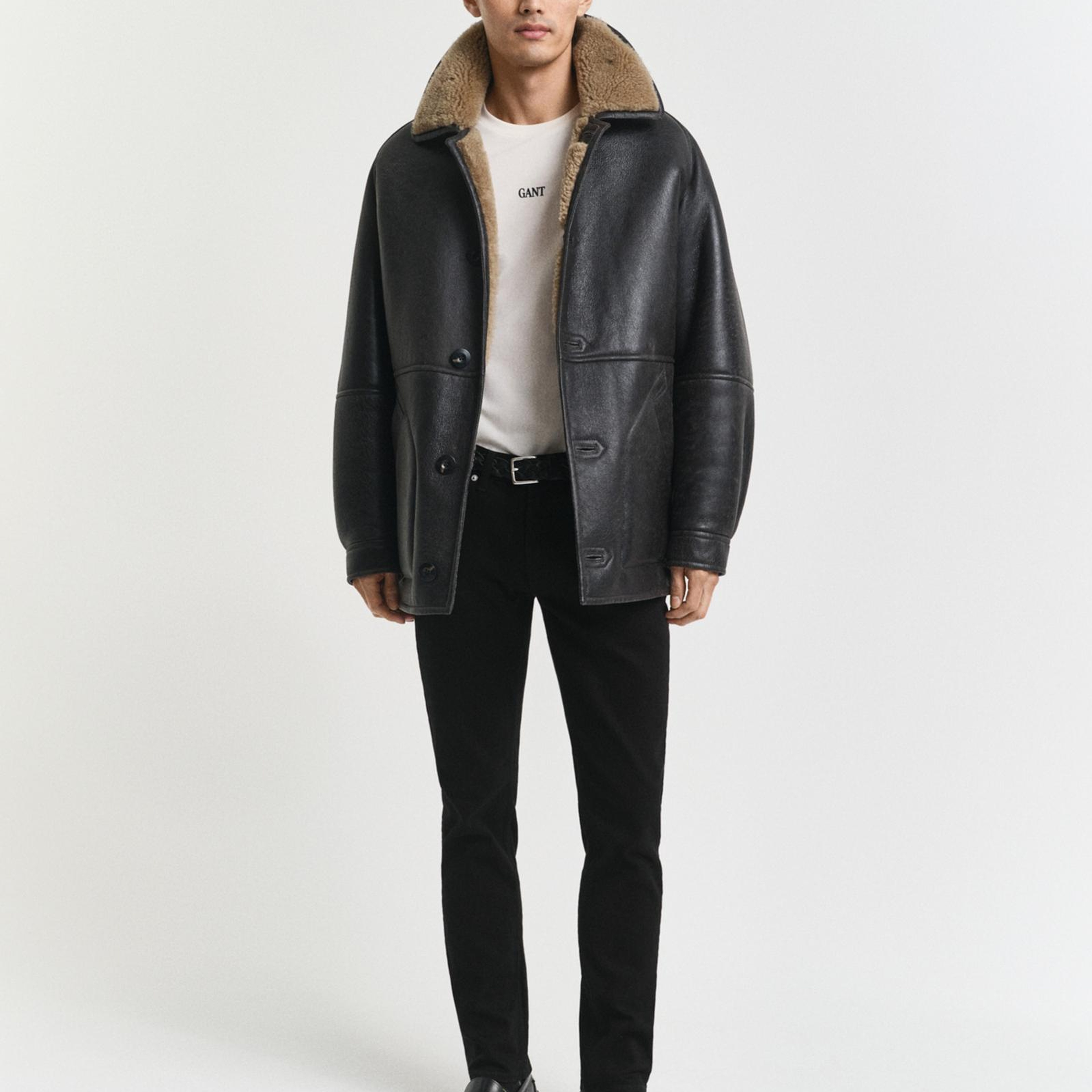 GANT Erkek Siyah Slim Fit Stay Black Jean