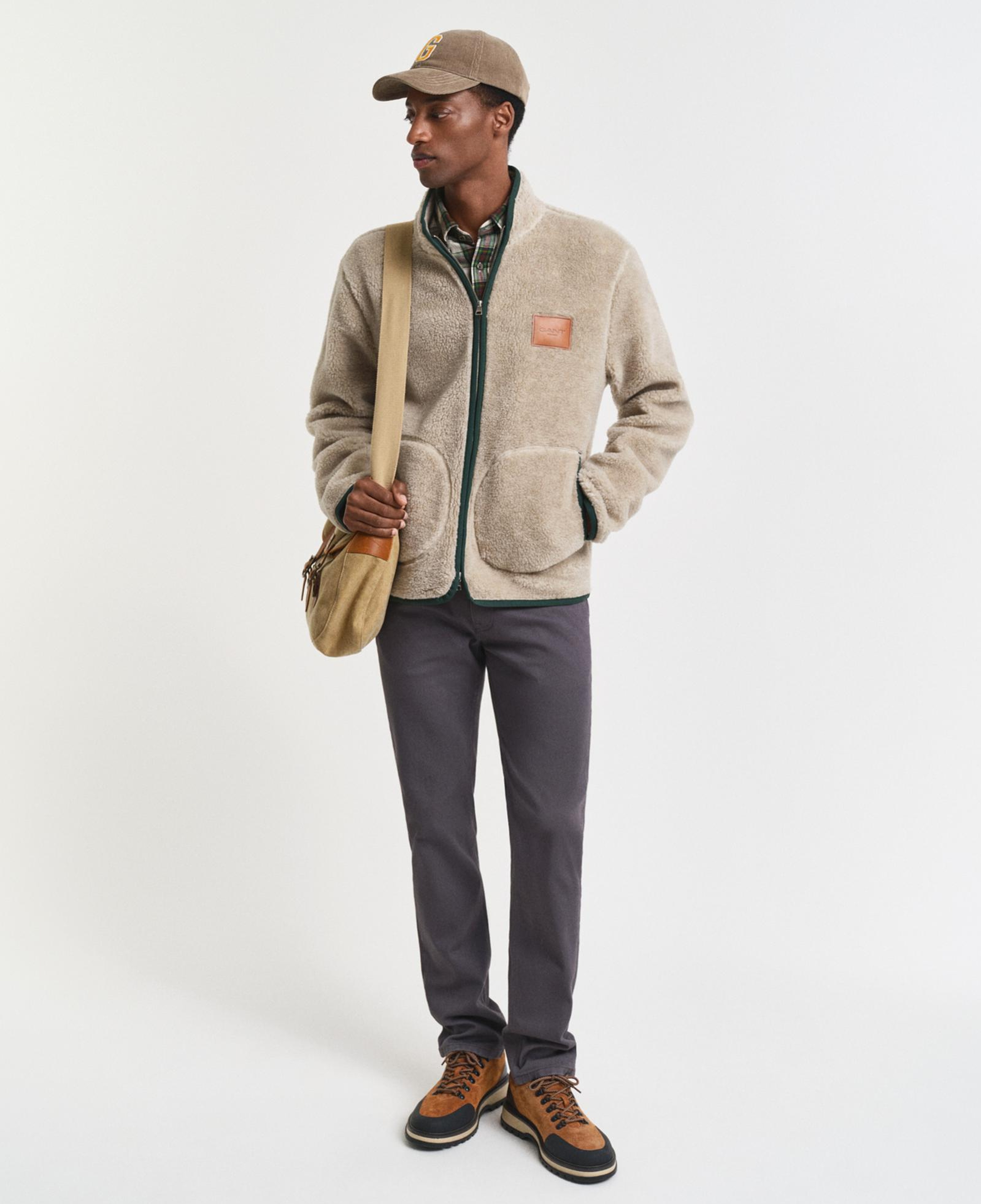 GANT Erkek Gri Regular Fit Soft Twill Jean