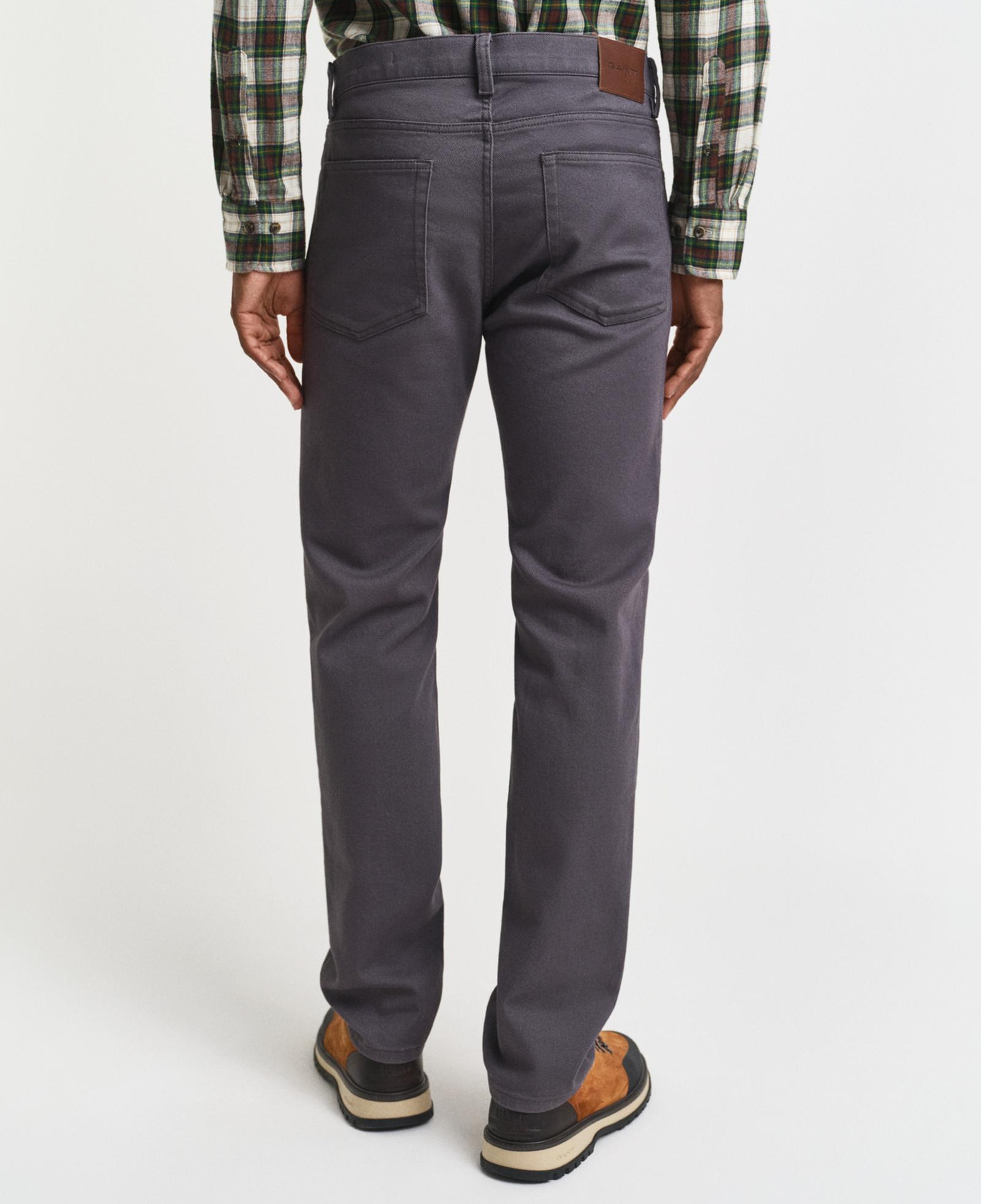 GANT Erkek Gri Regular Fit Soft Twill Jean