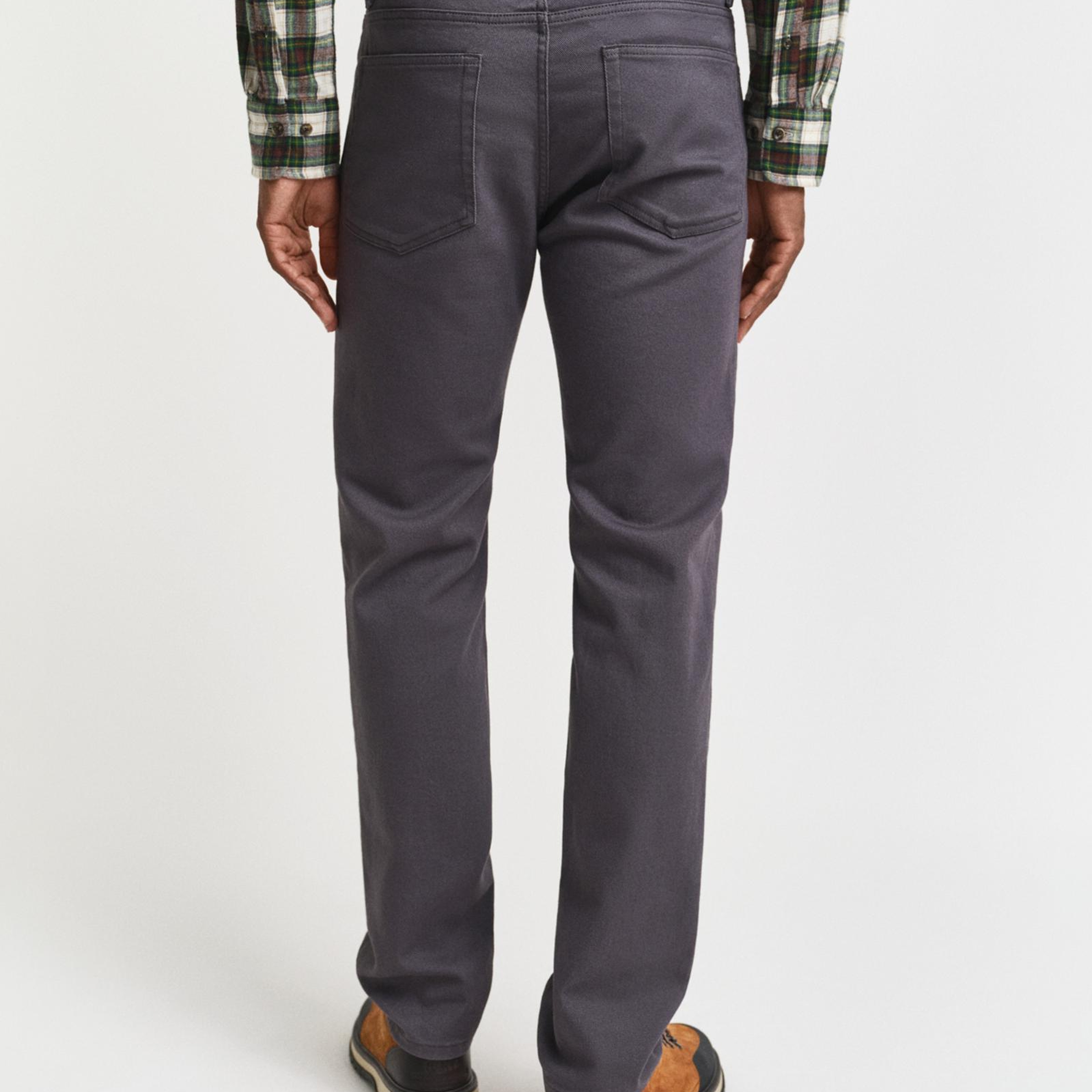 GANT Erkek Gri Regular Fit Soft Twill Jean