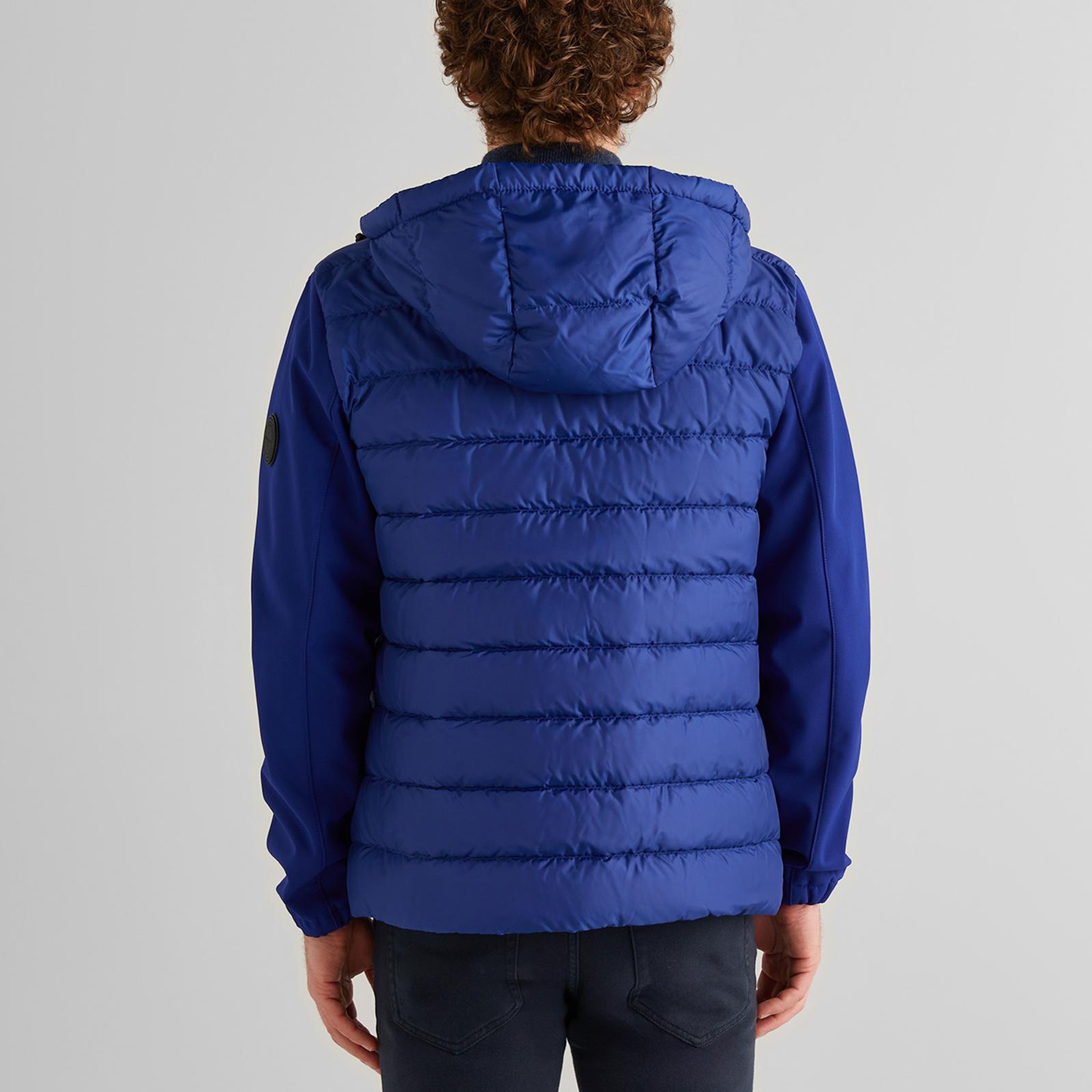 GANT Erkek Lacivert Kapüşonlu Kapitone Mont