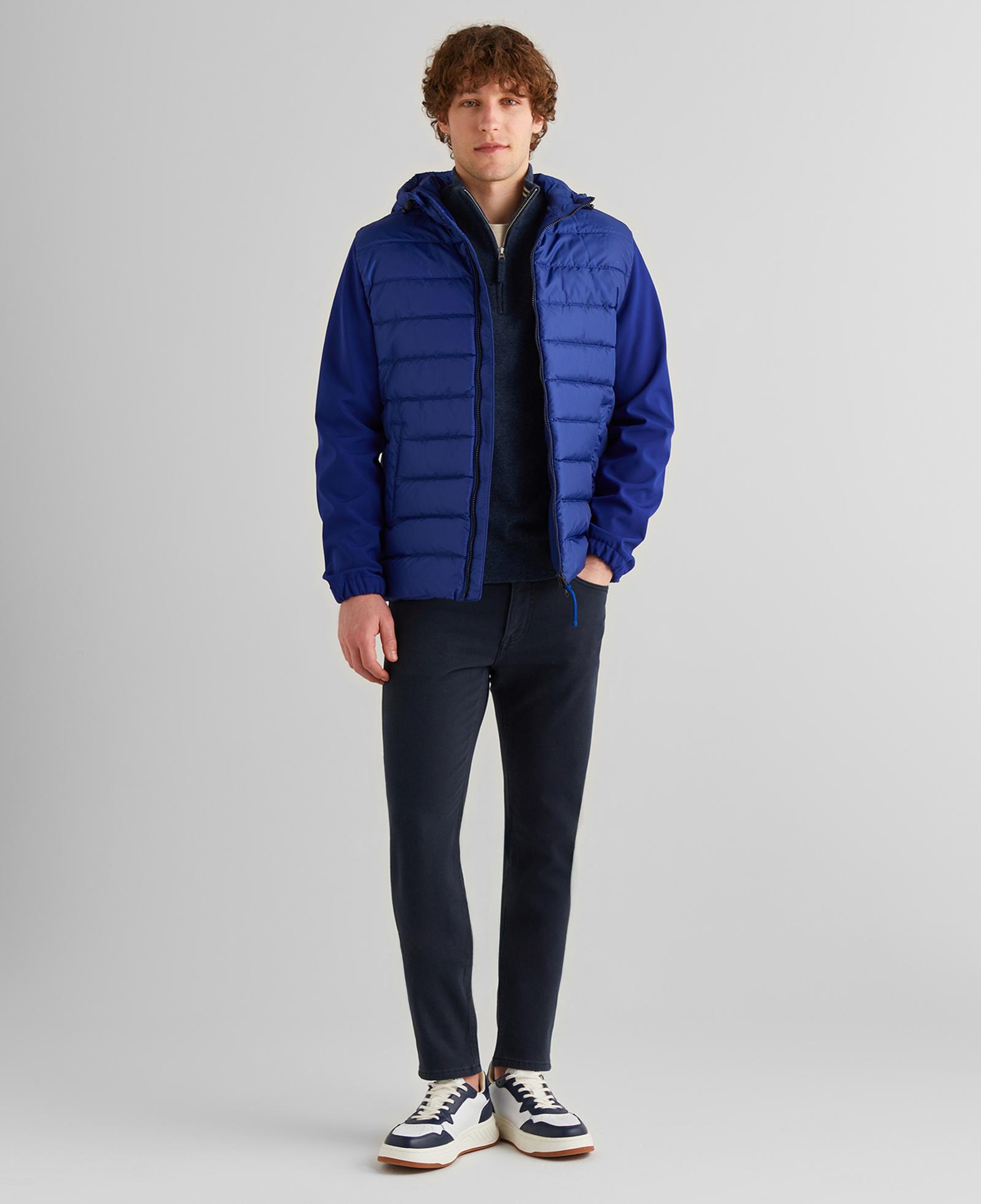 GANT Erkek Lacivert Kapüşonlu Kapitone Mont