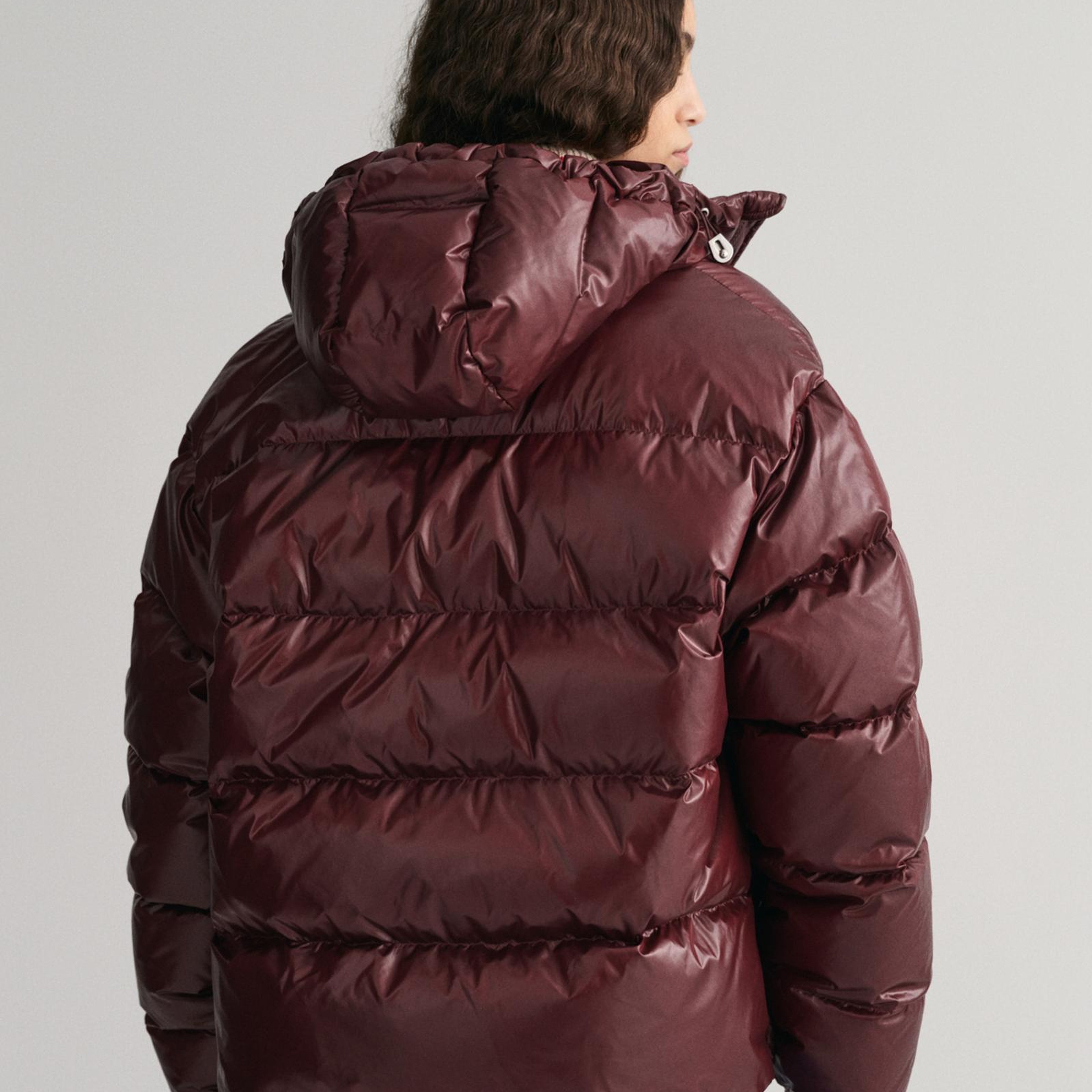 GANT Erkek Bordo Kapüşonlu Kaz Tüyü Mont