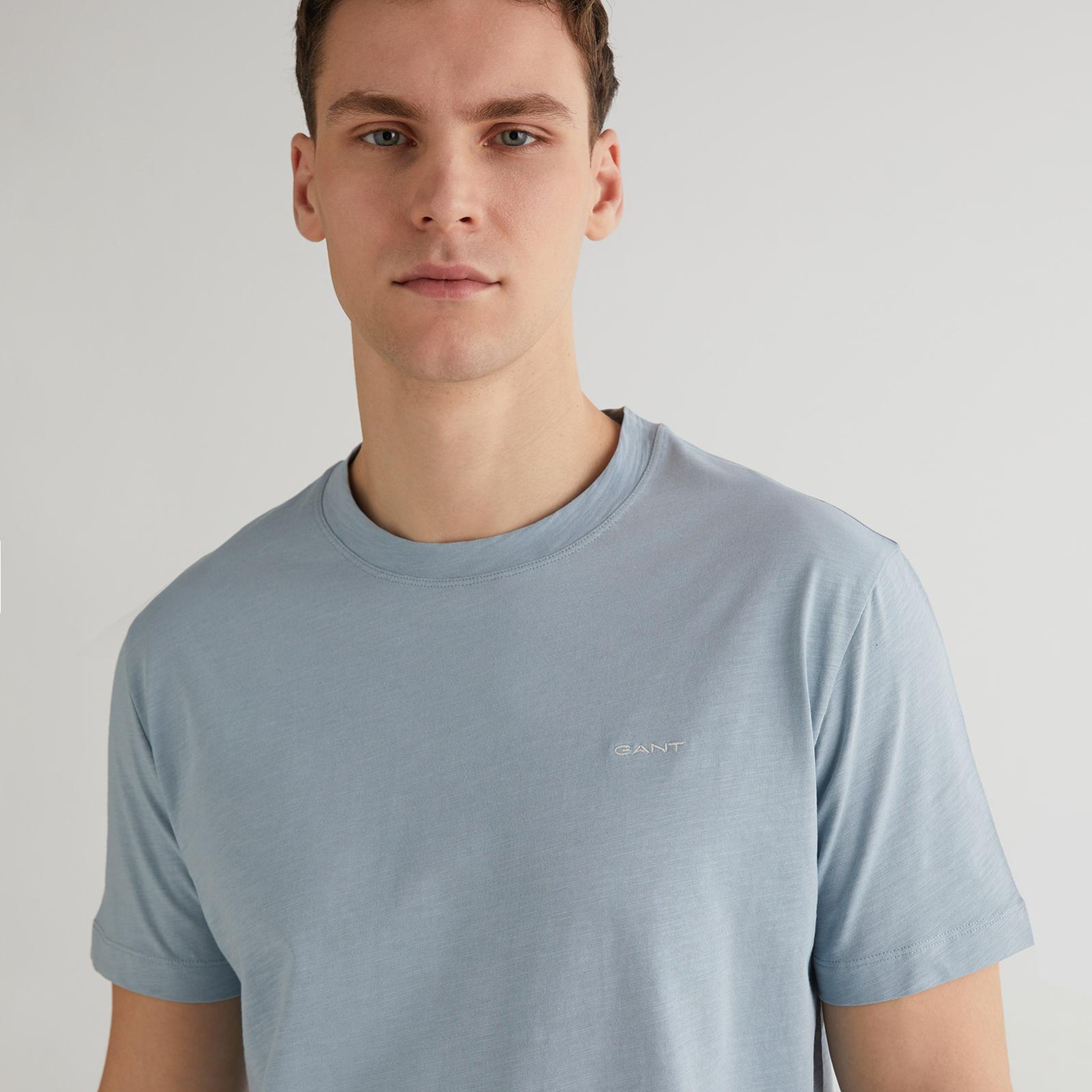 GANT Erkek Mavi Regular Fit T-Shirt