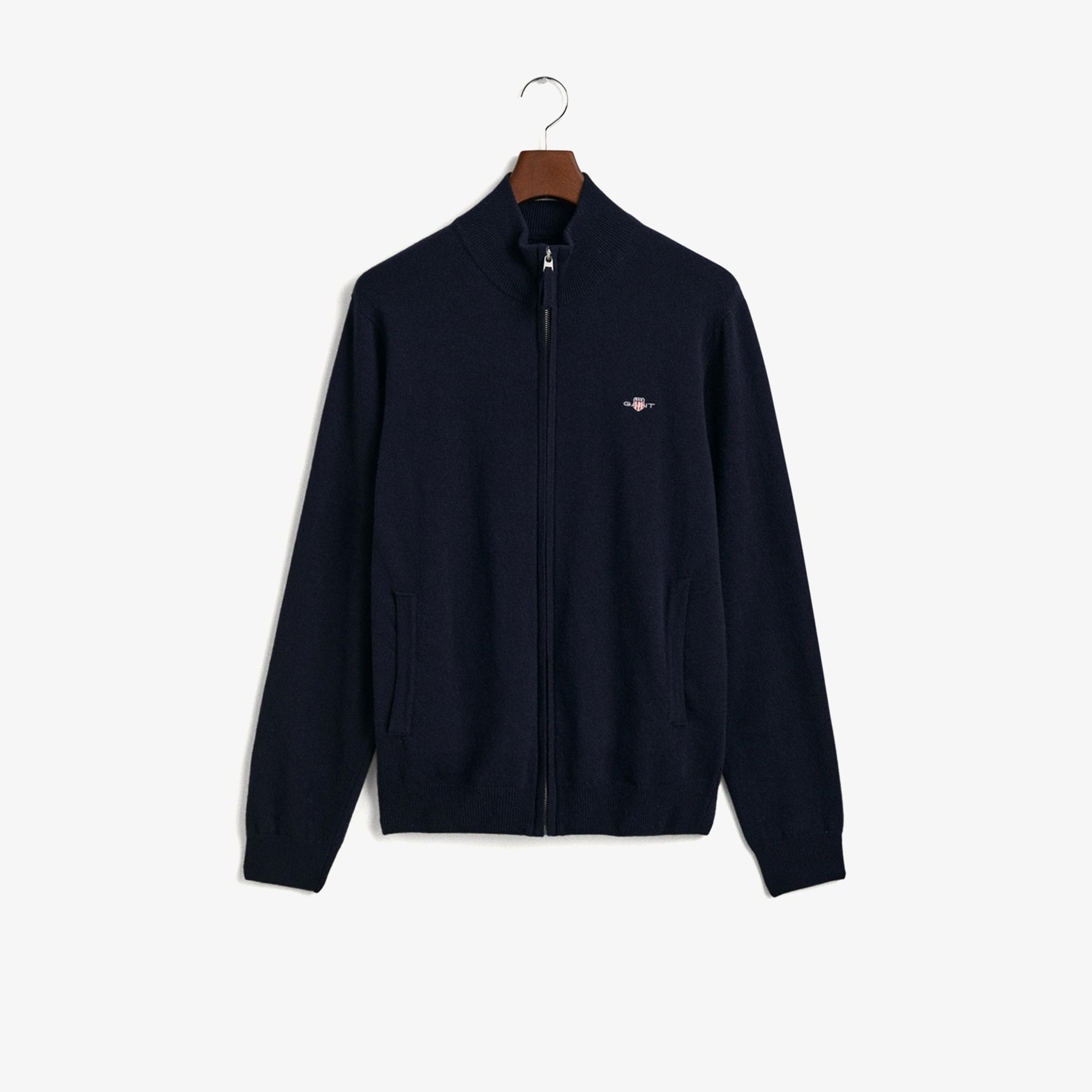 GANT Erkek Lacivert Regular Fit Hırka