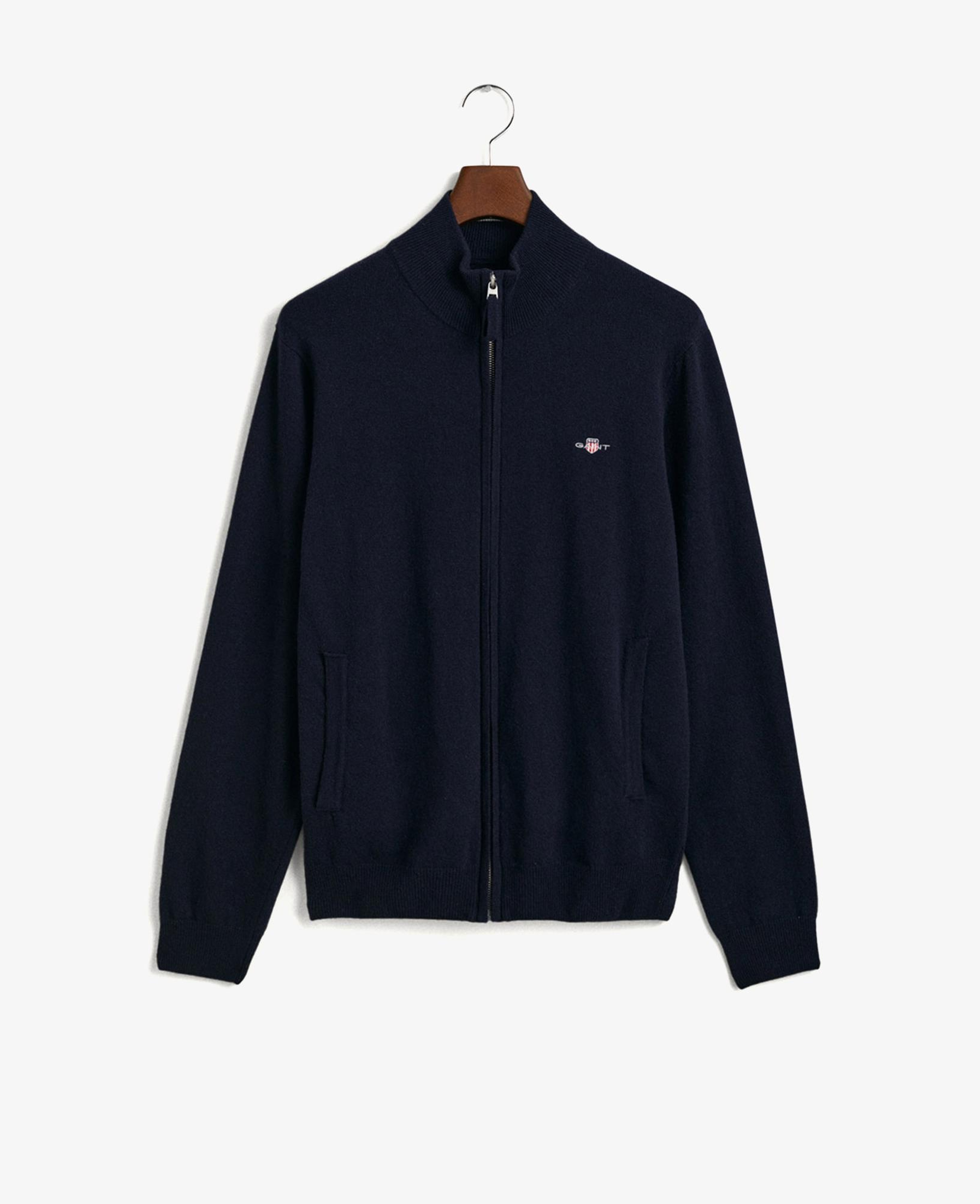 GANT Erkek Lacivert Regular Fit Hırka