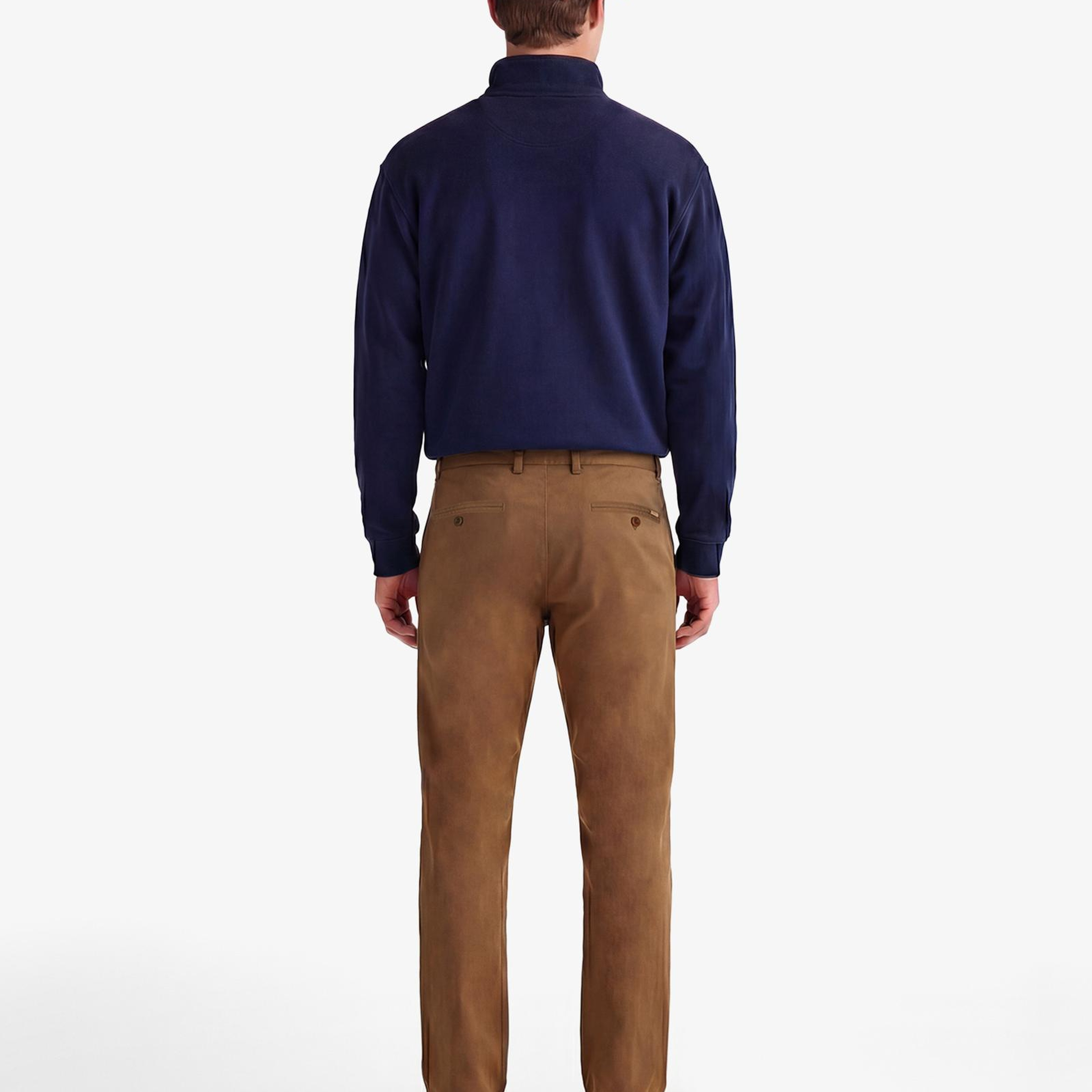 GANT Erkek Kahverengi Regular Fit Chino Pantolon