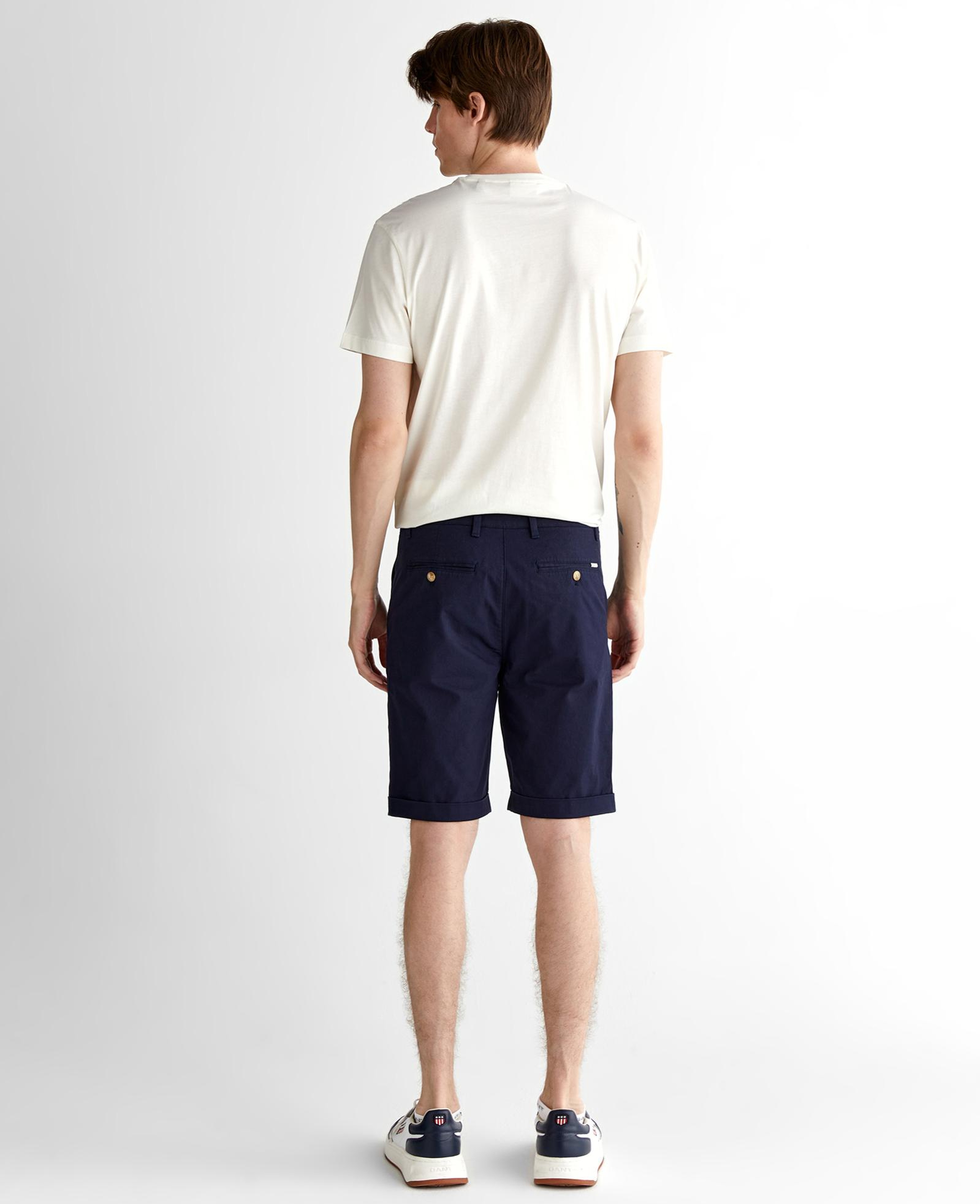 GANT Erkek Lacivert Slim Fit Şort