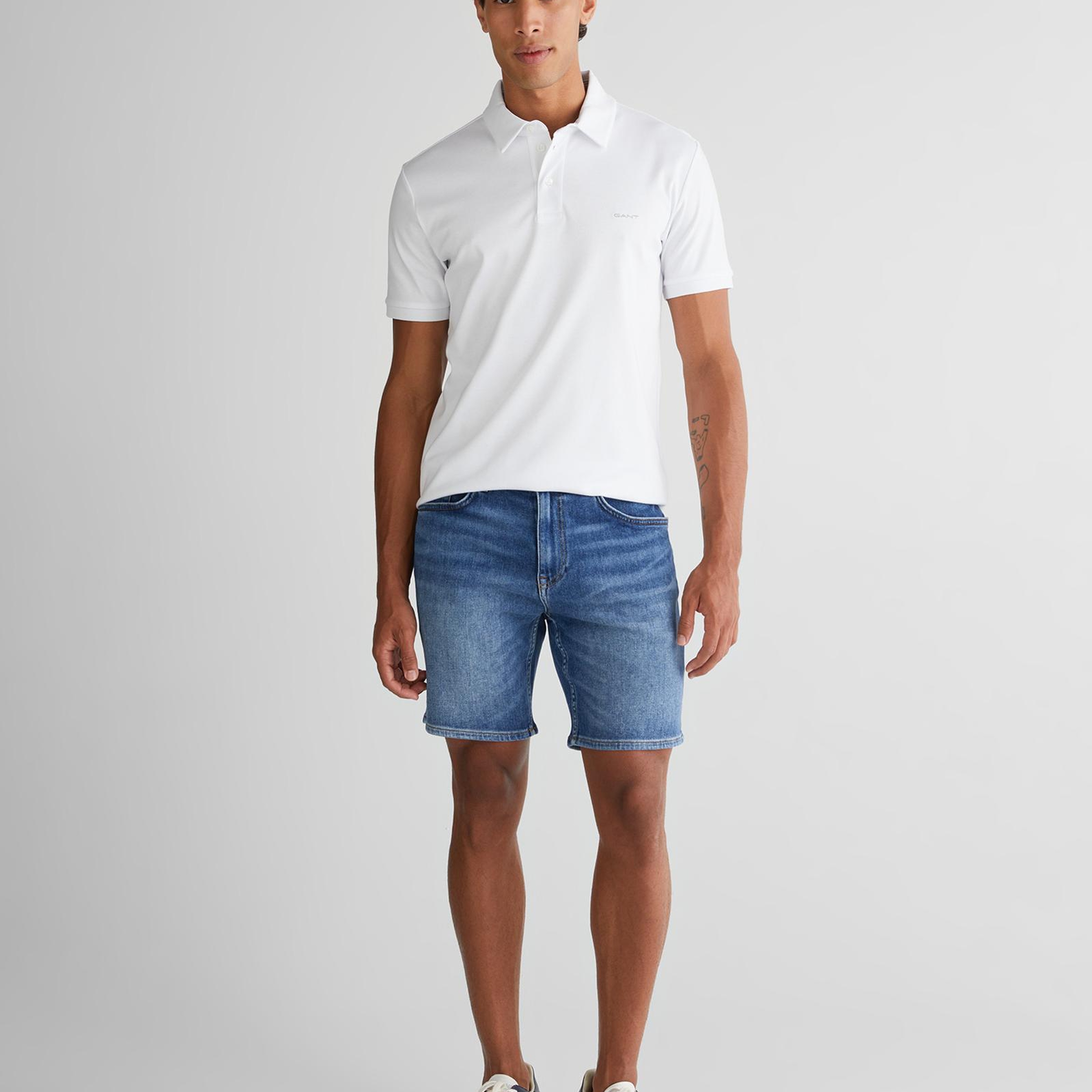 GANT Erkek Mavi Regular Fit Şort