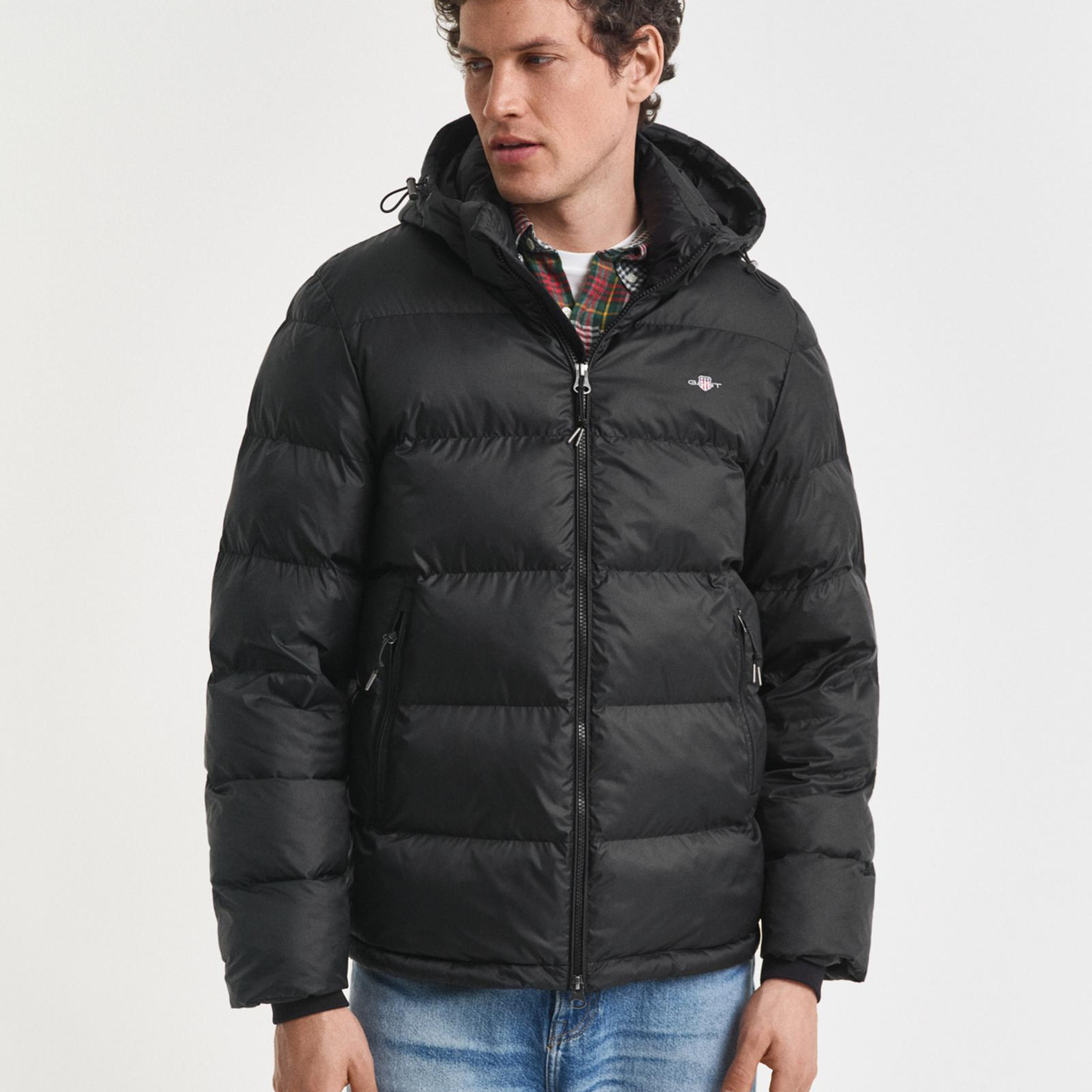 GANT Erkek Siyah Regular Fit Active Cloud Mont