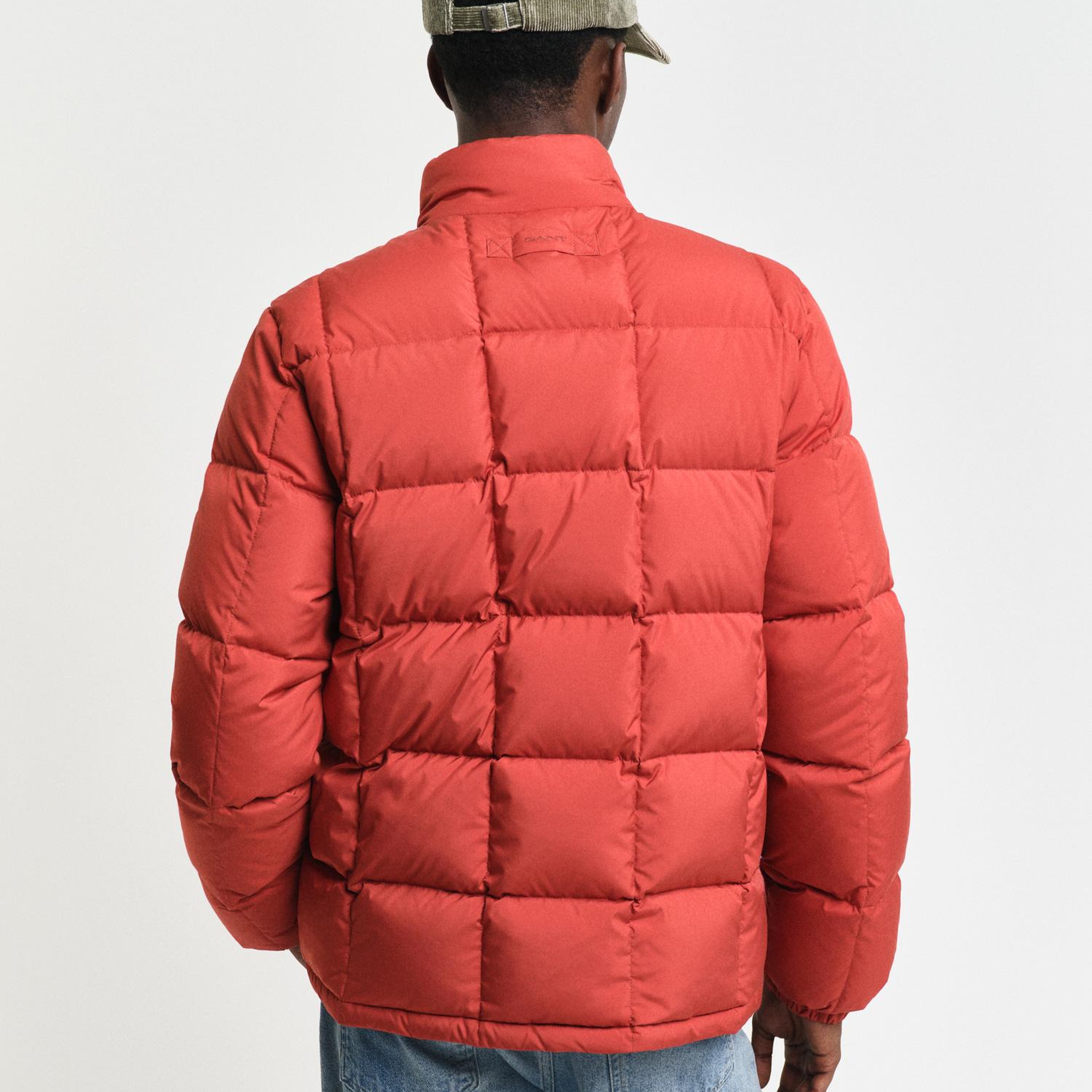 GANT Erkek Kırmızı Dik Yaka Kaz Tüyü Mont