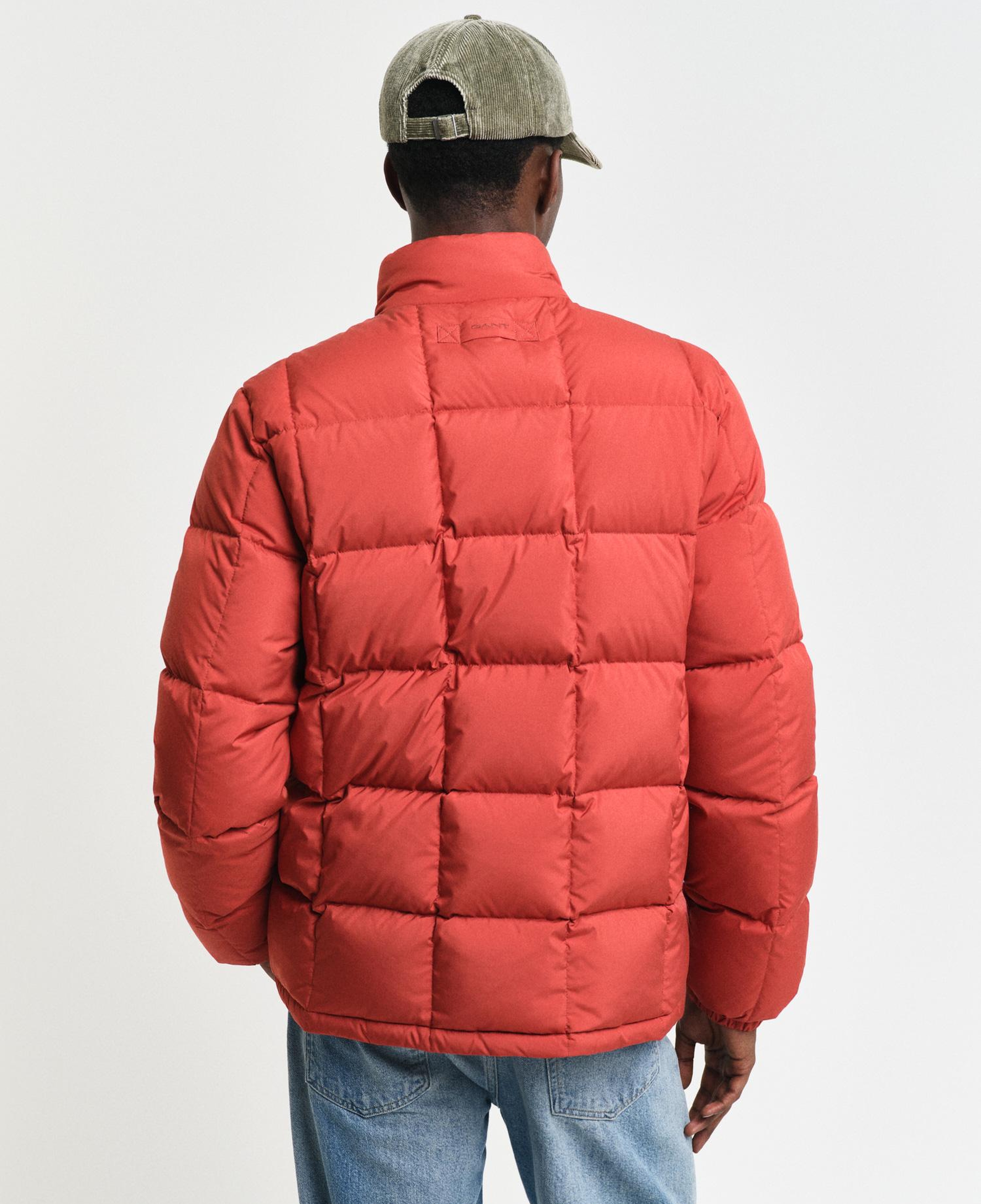 GANT Erkek Kırmızı Dik Yaka Kaz Tüyü Mont