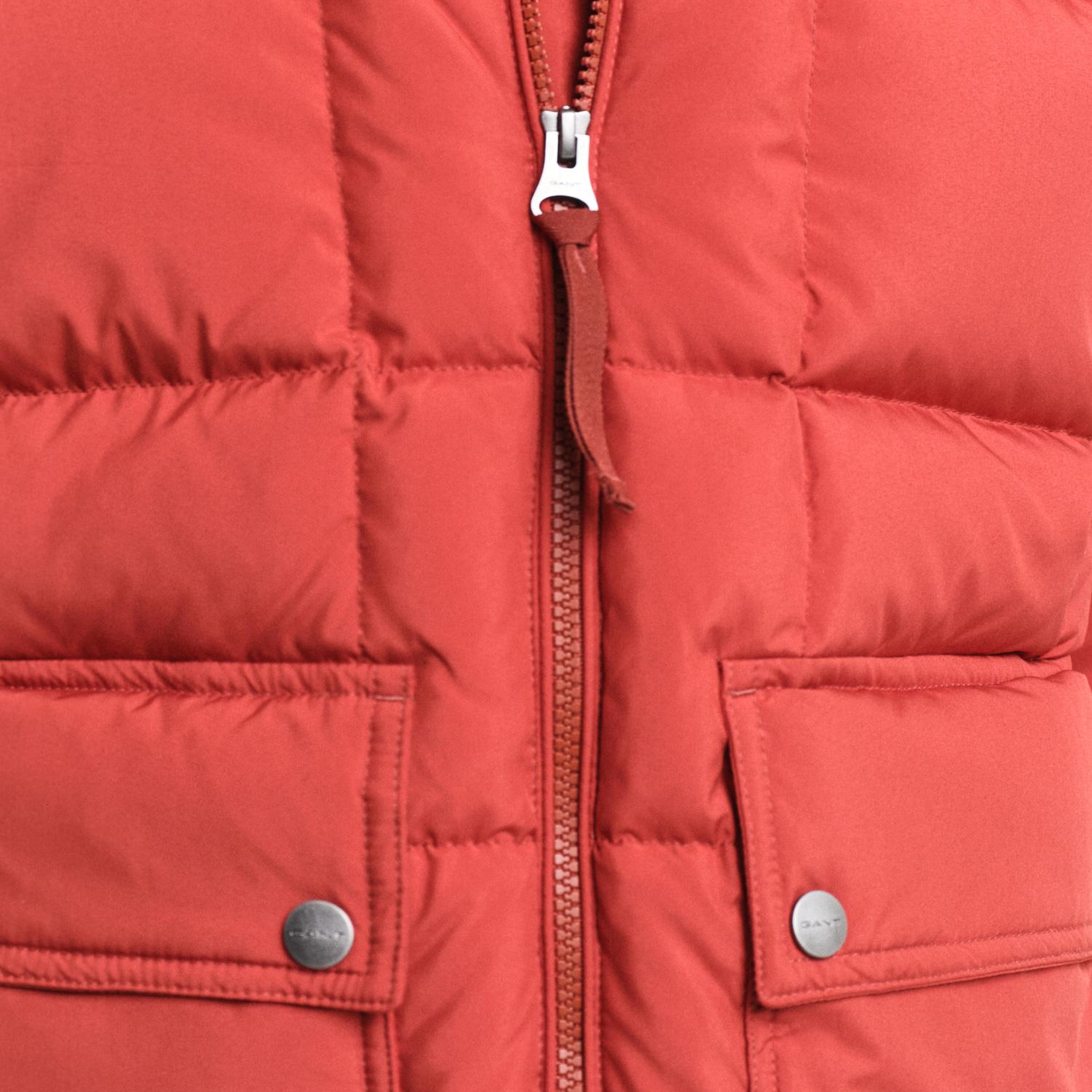 GANT Erkek Kırmızı Dik Yaka Kaz Tüyü Mont