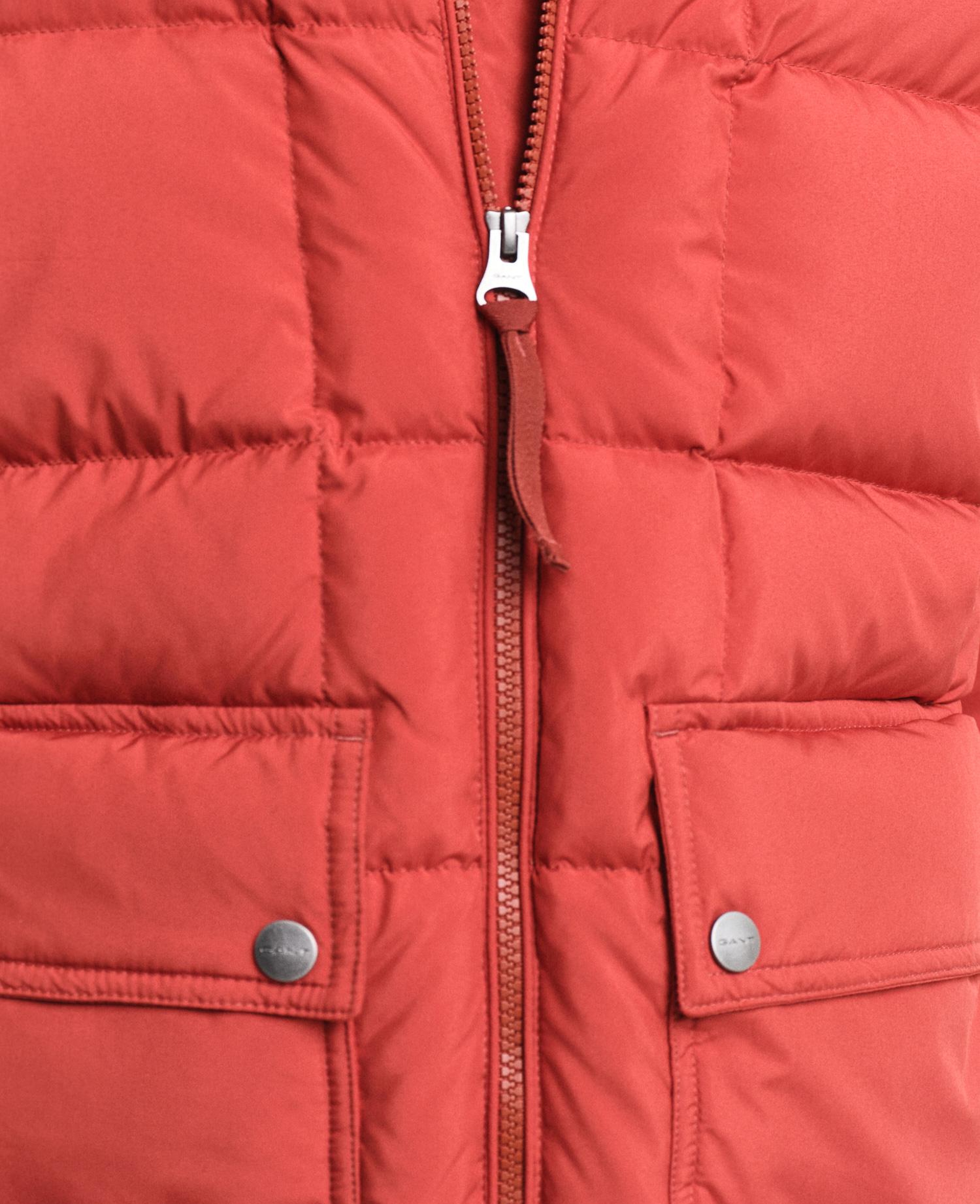 GANT Erkek Kırmızı Dik Yaka Kaz Tüyü Mont