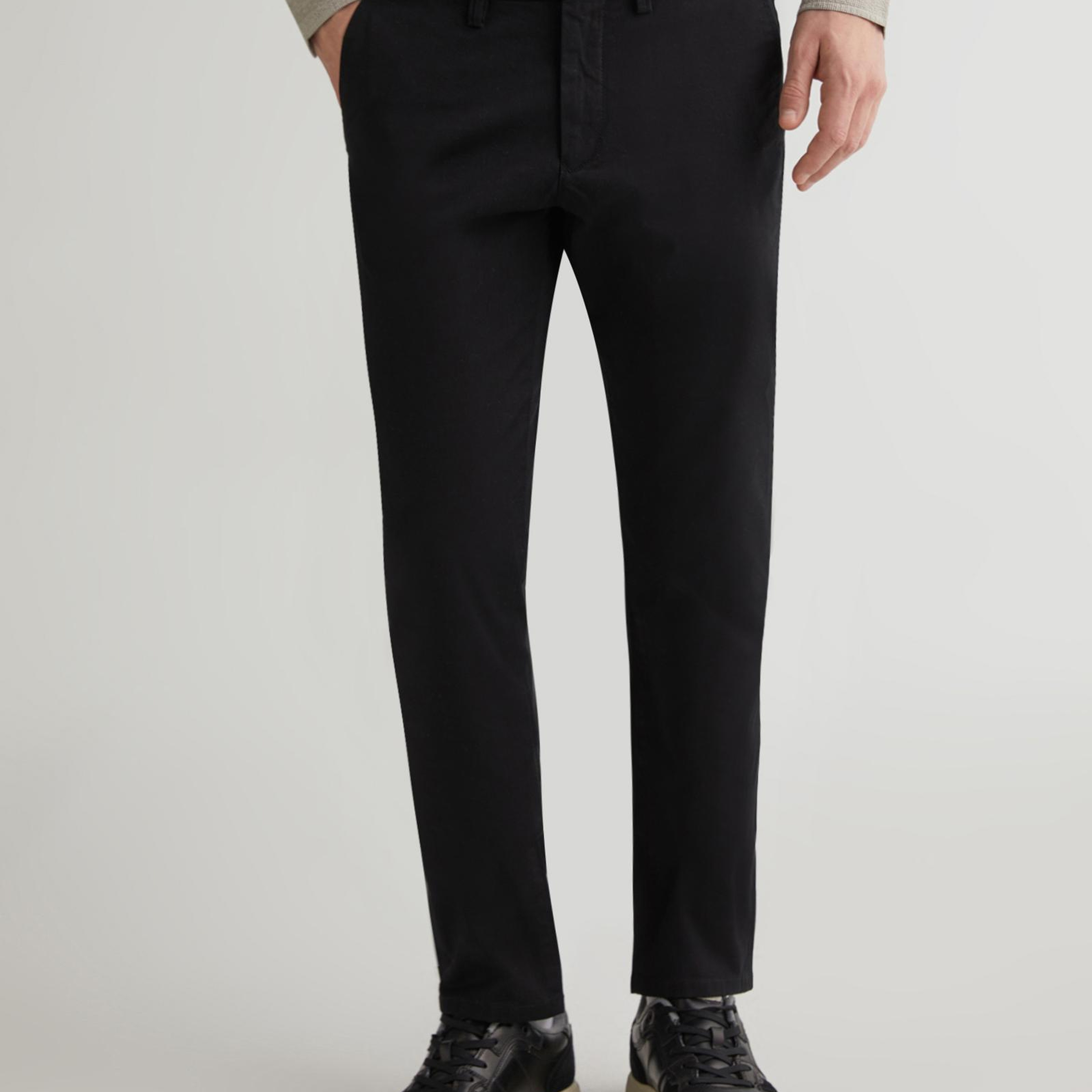 GANT Erkek Siyah Slim Fit Chino Pantolon