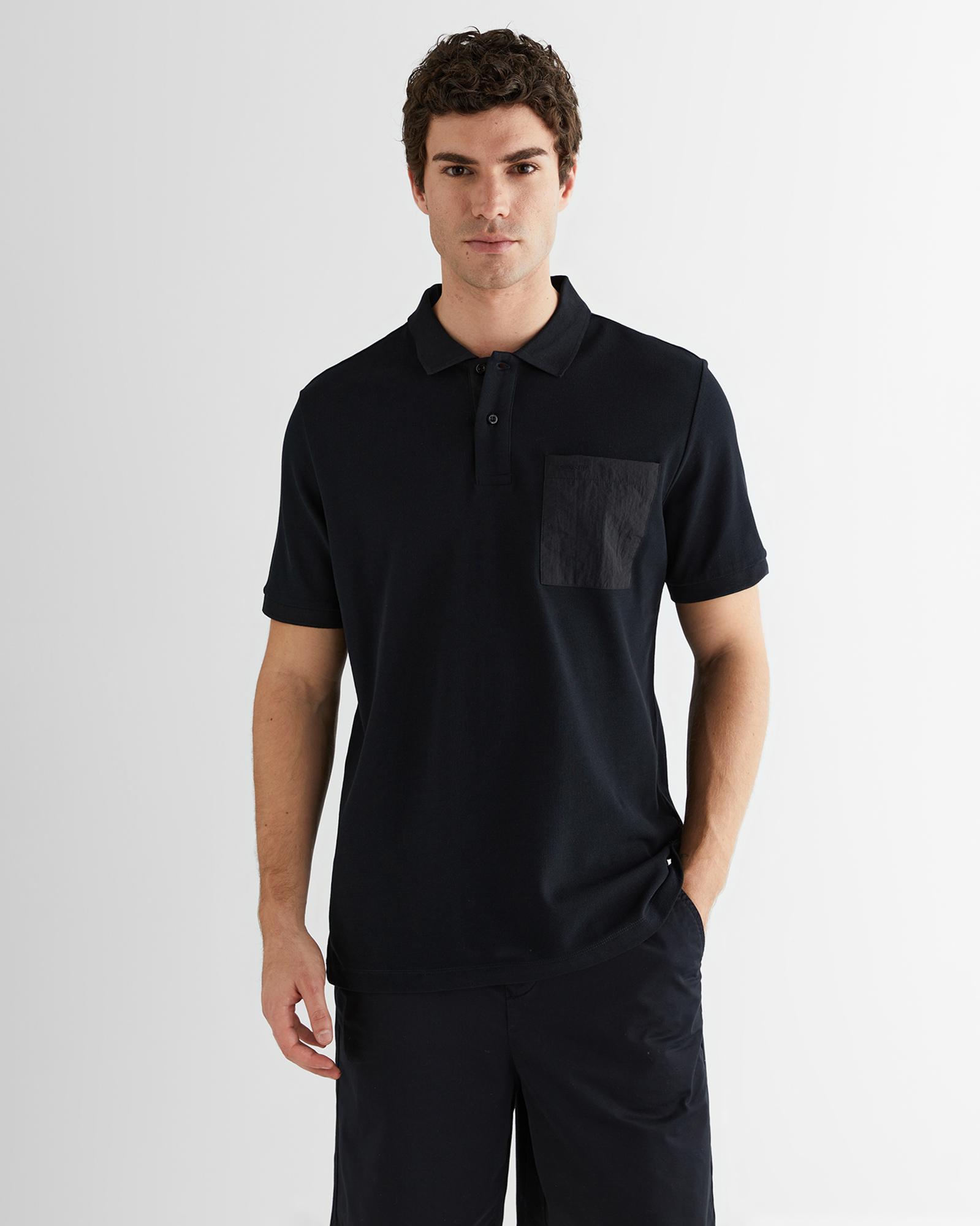 GANT Erkek Siyah Polo