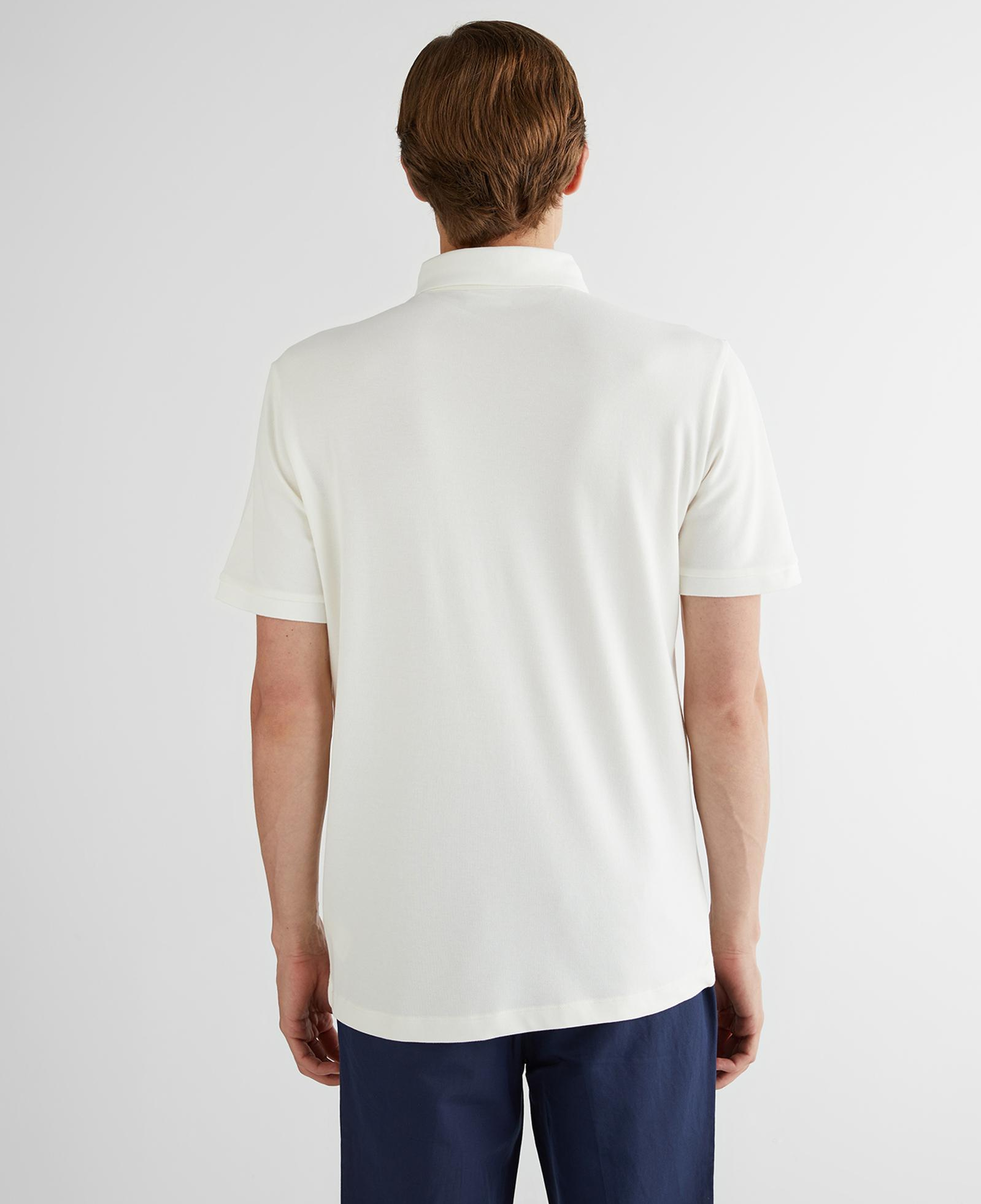GANT Erkek Beyaz Regular Fit Logolu Polo Yaka T-Shirt