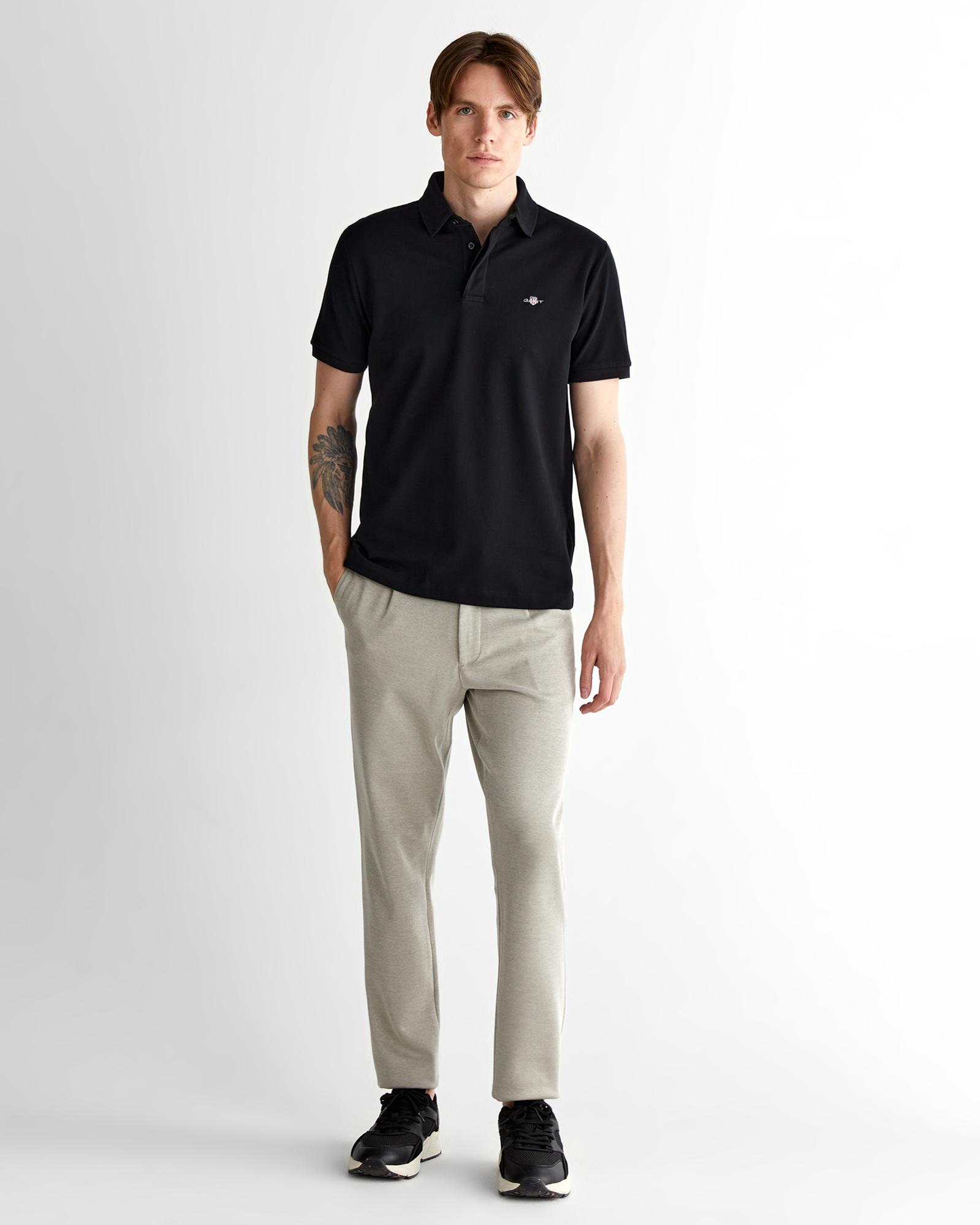 GANT Erkek Siyah Polo