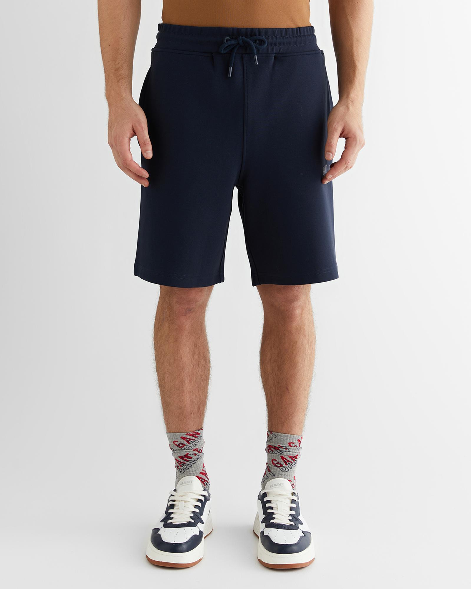 GANT Erkek Lacivert Regular Fit Logolu Şort