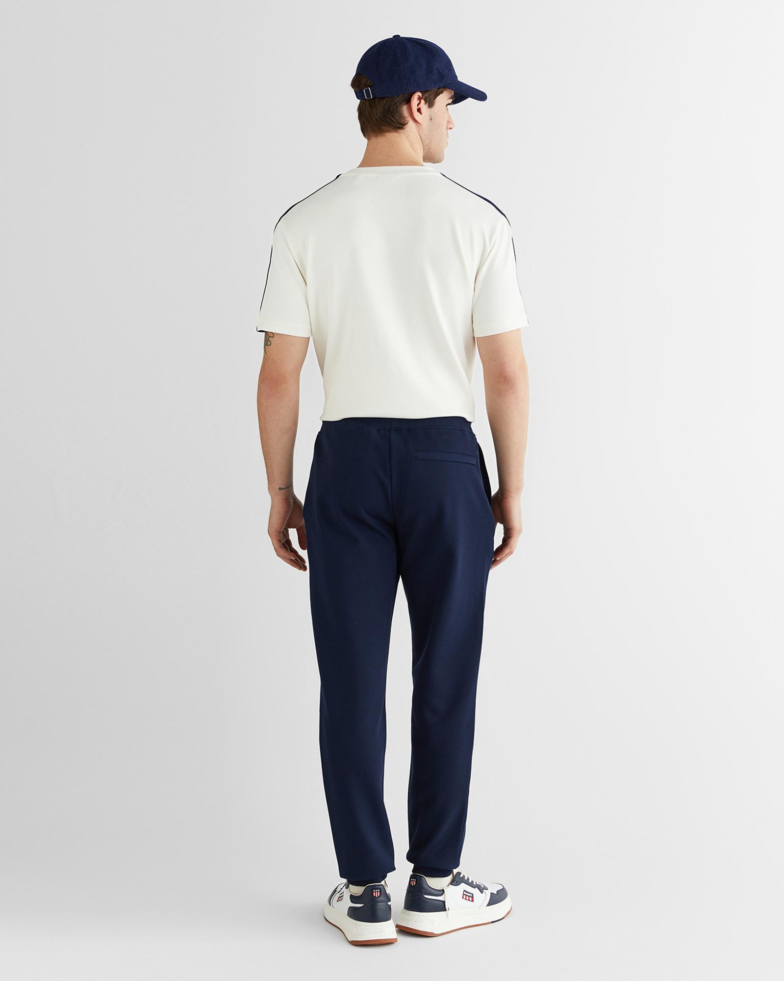 GANT Erkek Lacivert Regular Fit Logolu Eşofman Altı