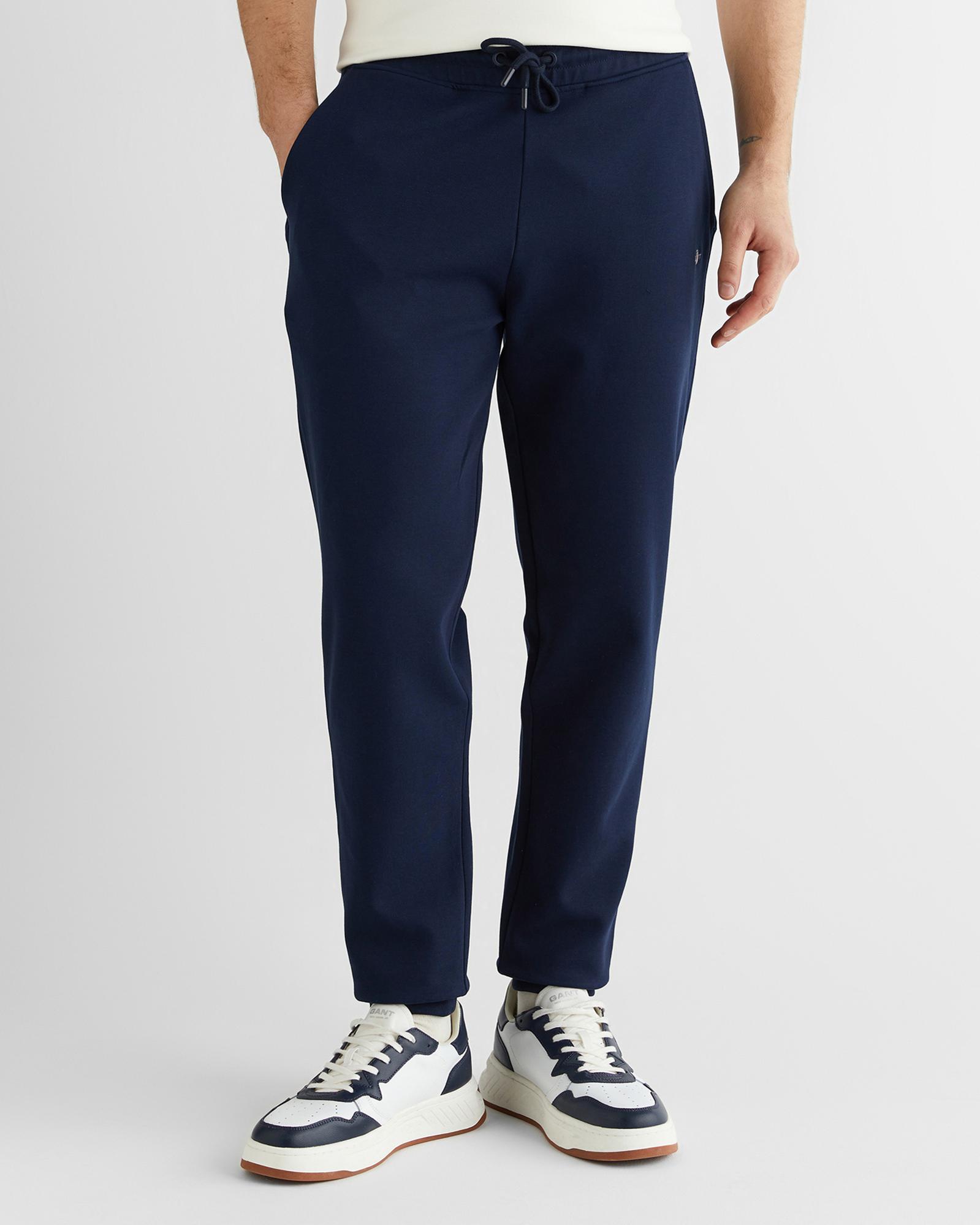 GANT Erkek Lacivert Regular Fit Logolu Eşofman Altı