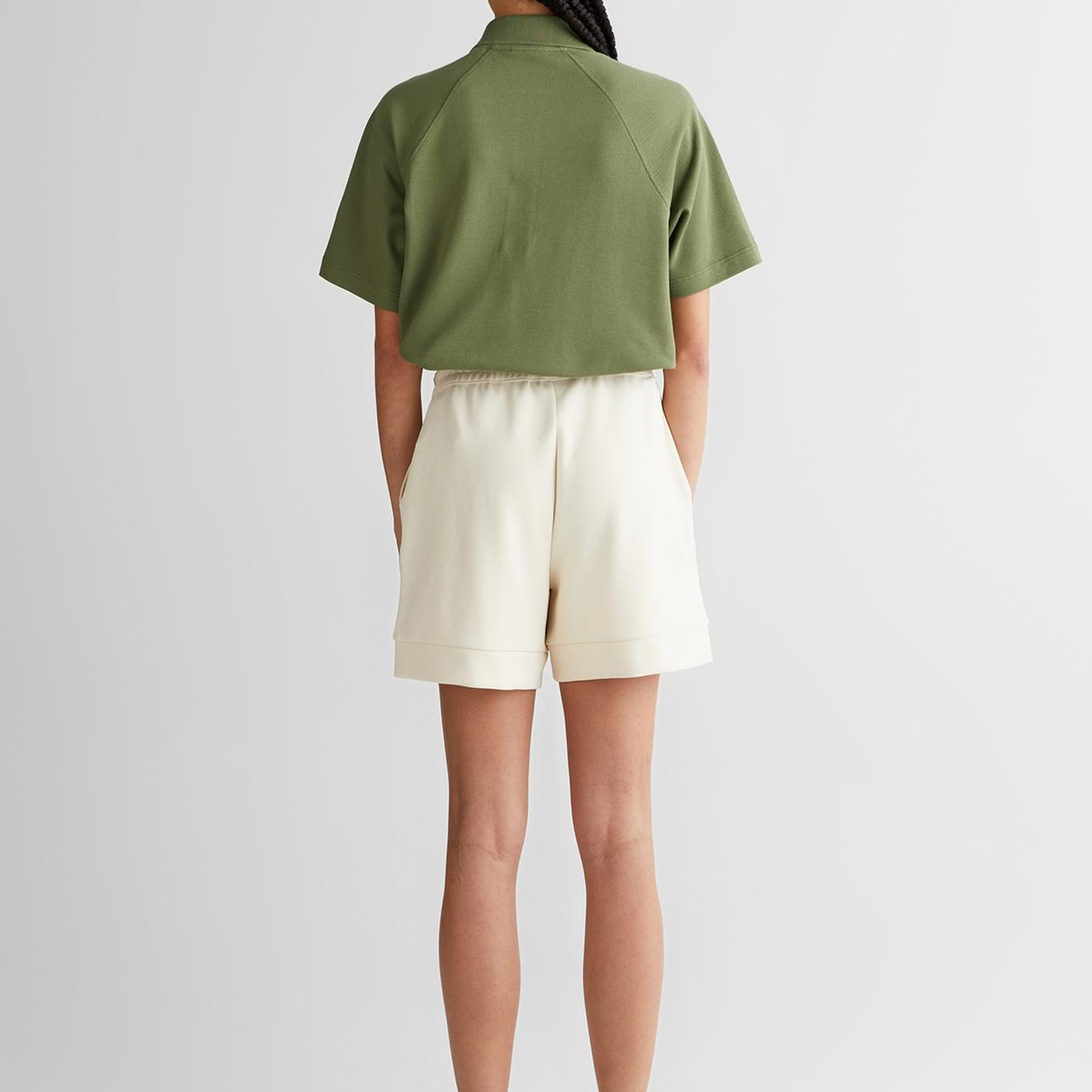 GANT Kadın Krem Baskılı Şort