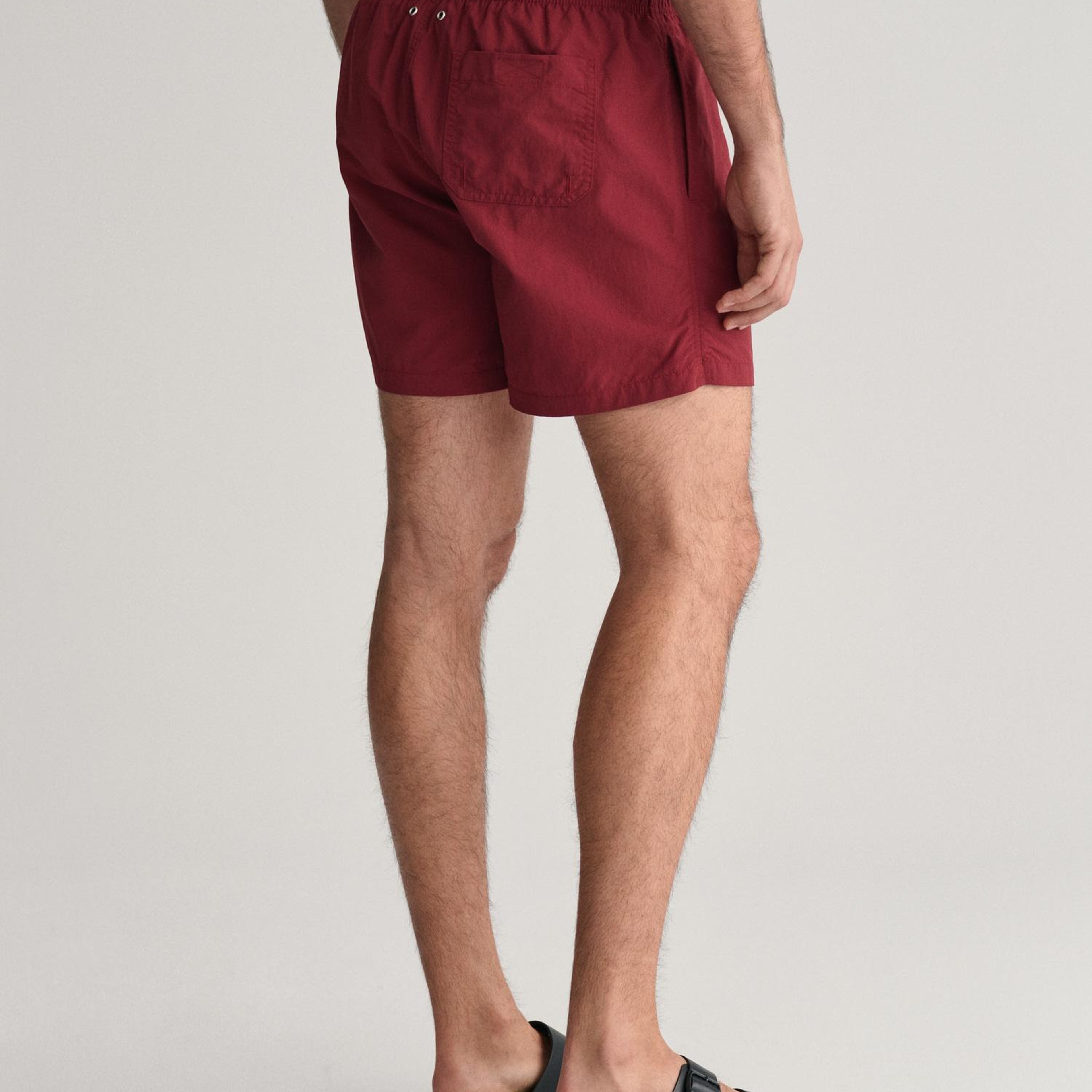 GANT Erkek Bordo Regular Fit Mayo Şort