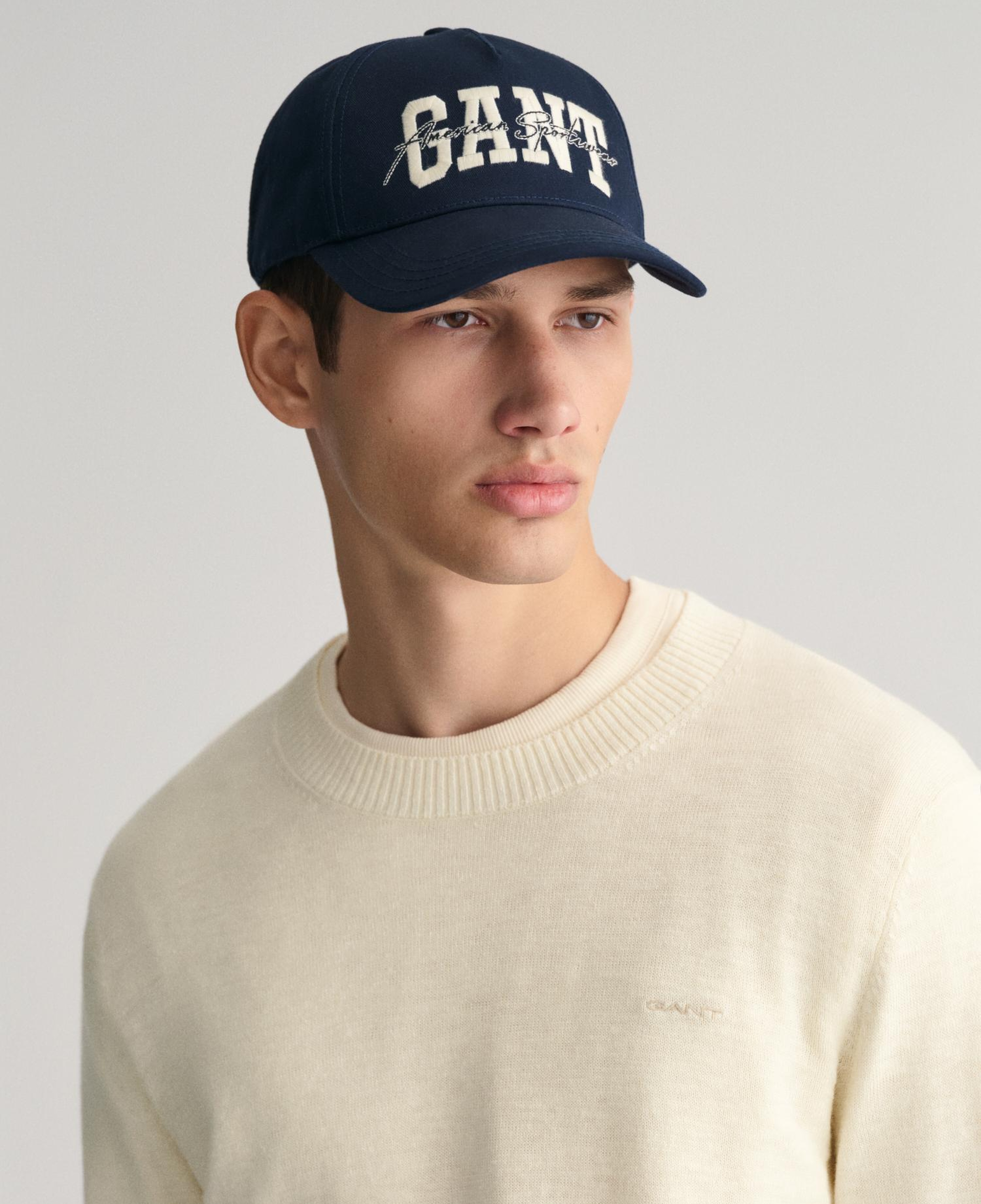 GANT Unisex Lacivert Logolu Şapka