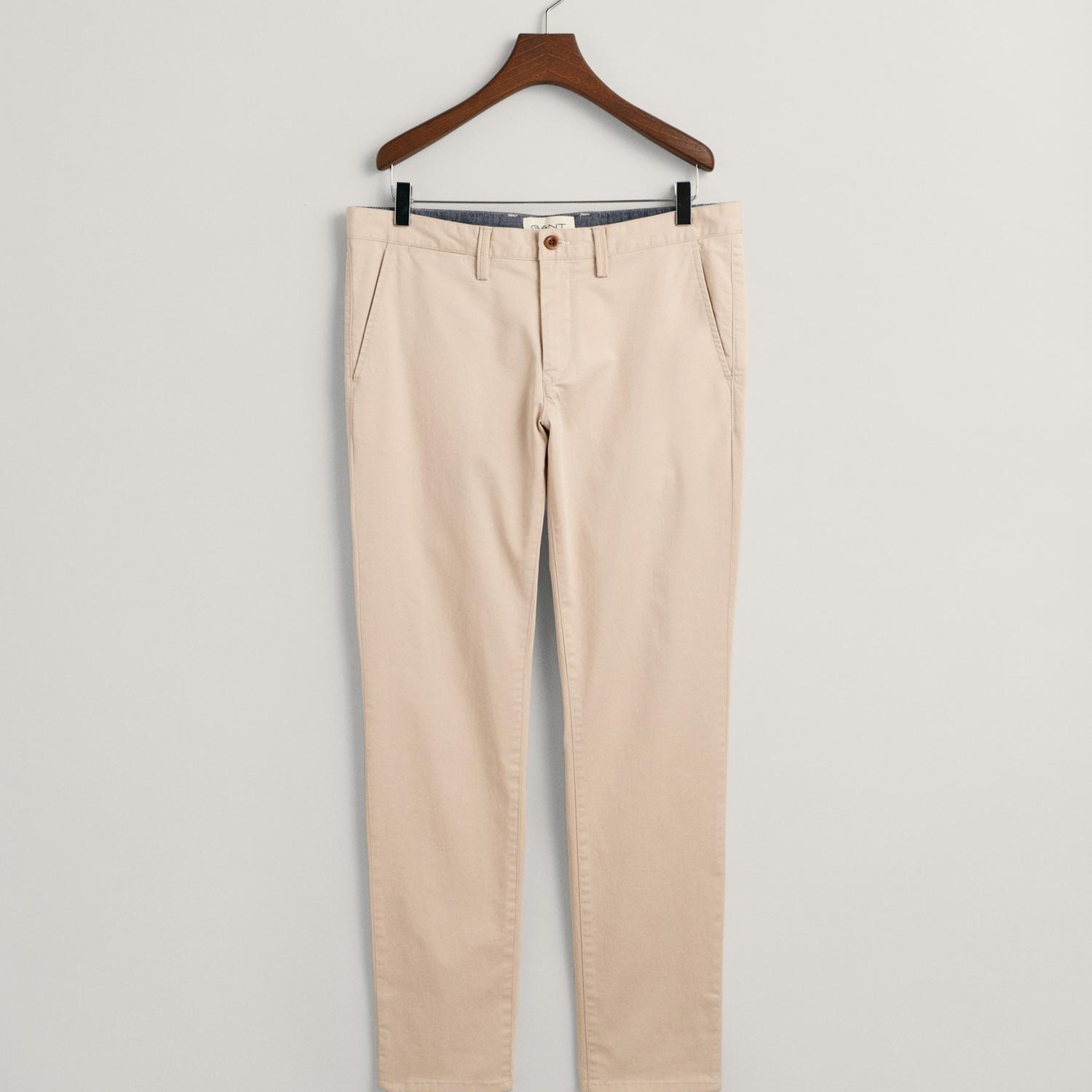 GANT Erkek Krem Slim Fit Chino Pantolon