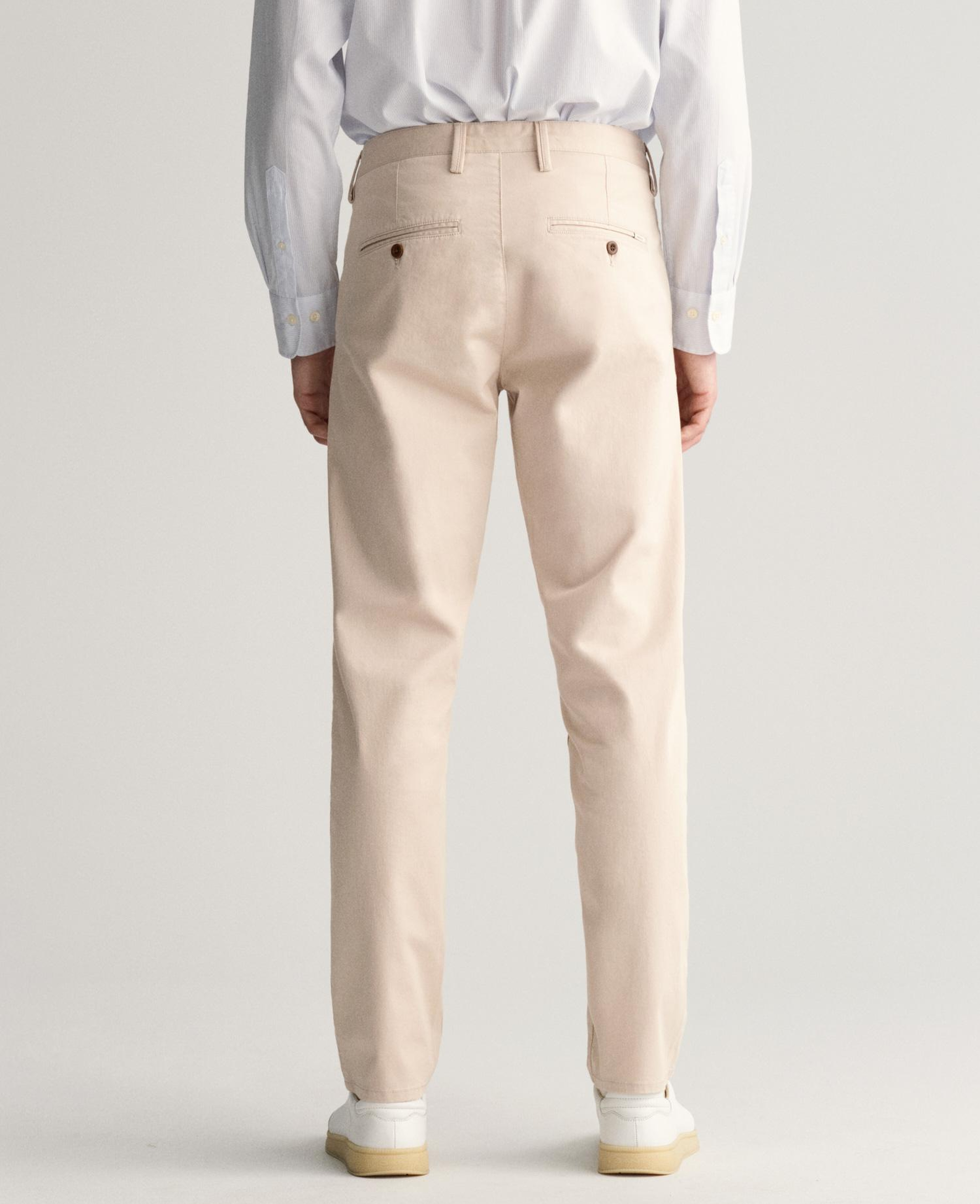 GANT Erkek Krem Slim Fit Chino Pantolon