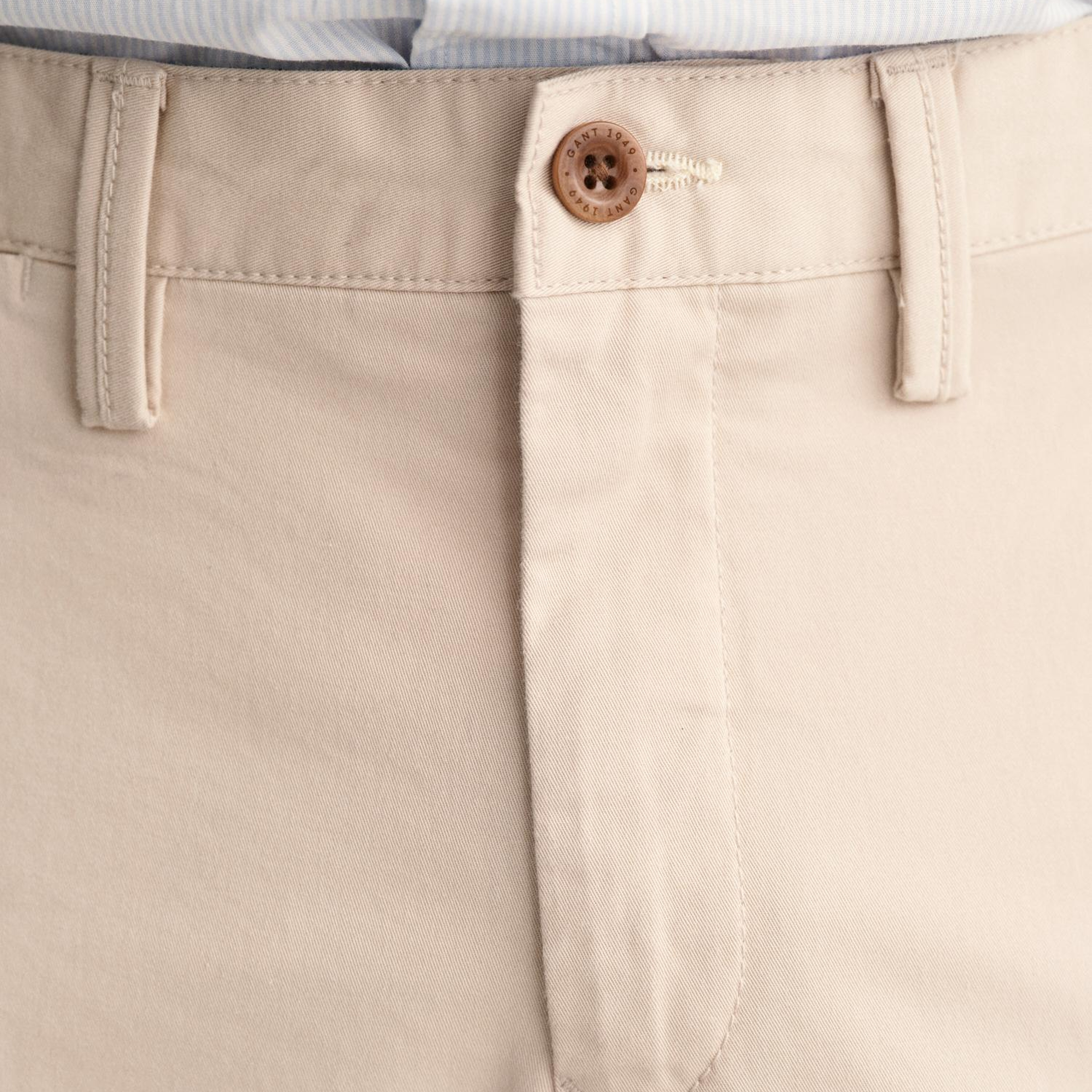 GANT Erkek Krem Slim Fit Chino Pantolon