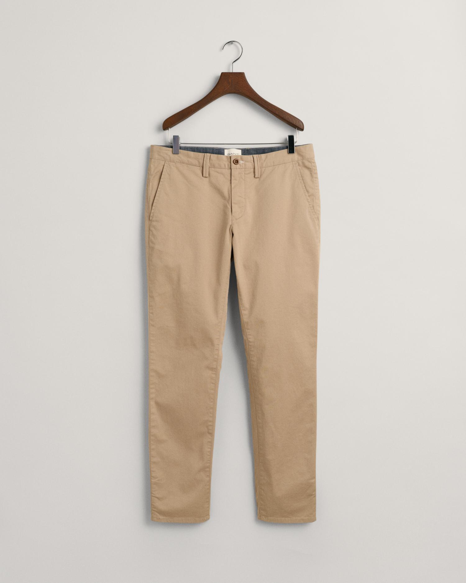 GANT Erkek Bej Slim Fit Chino Pantolon