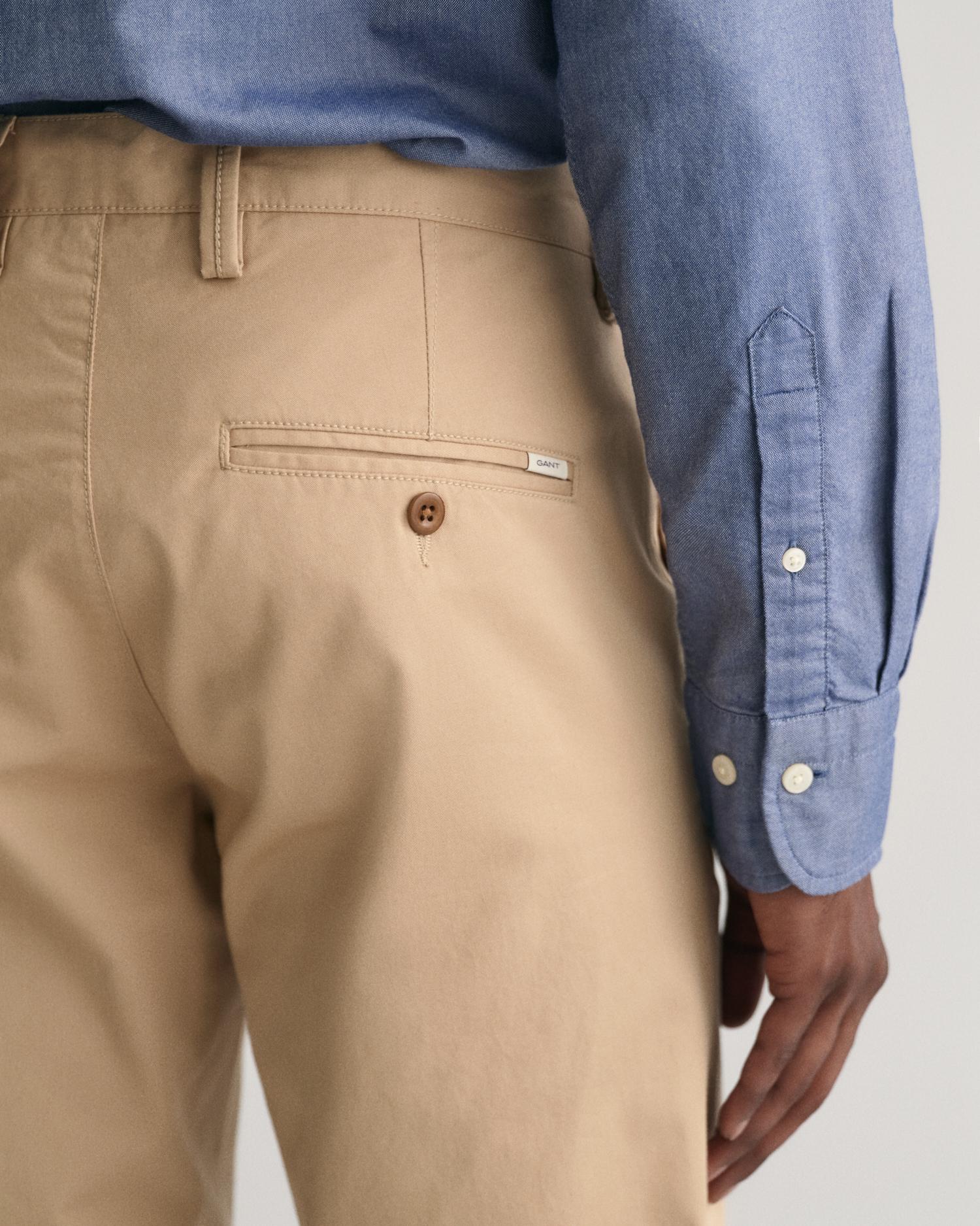 GANT Erkek Bej Slim Fit Chino Pantolon