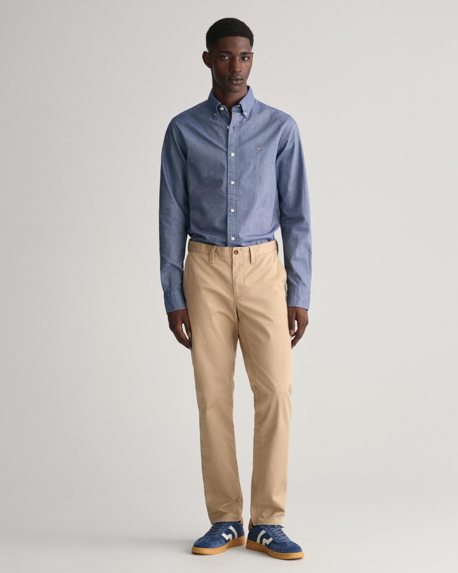 GANT Erkek Bej Slim Fit Chino Pantolon