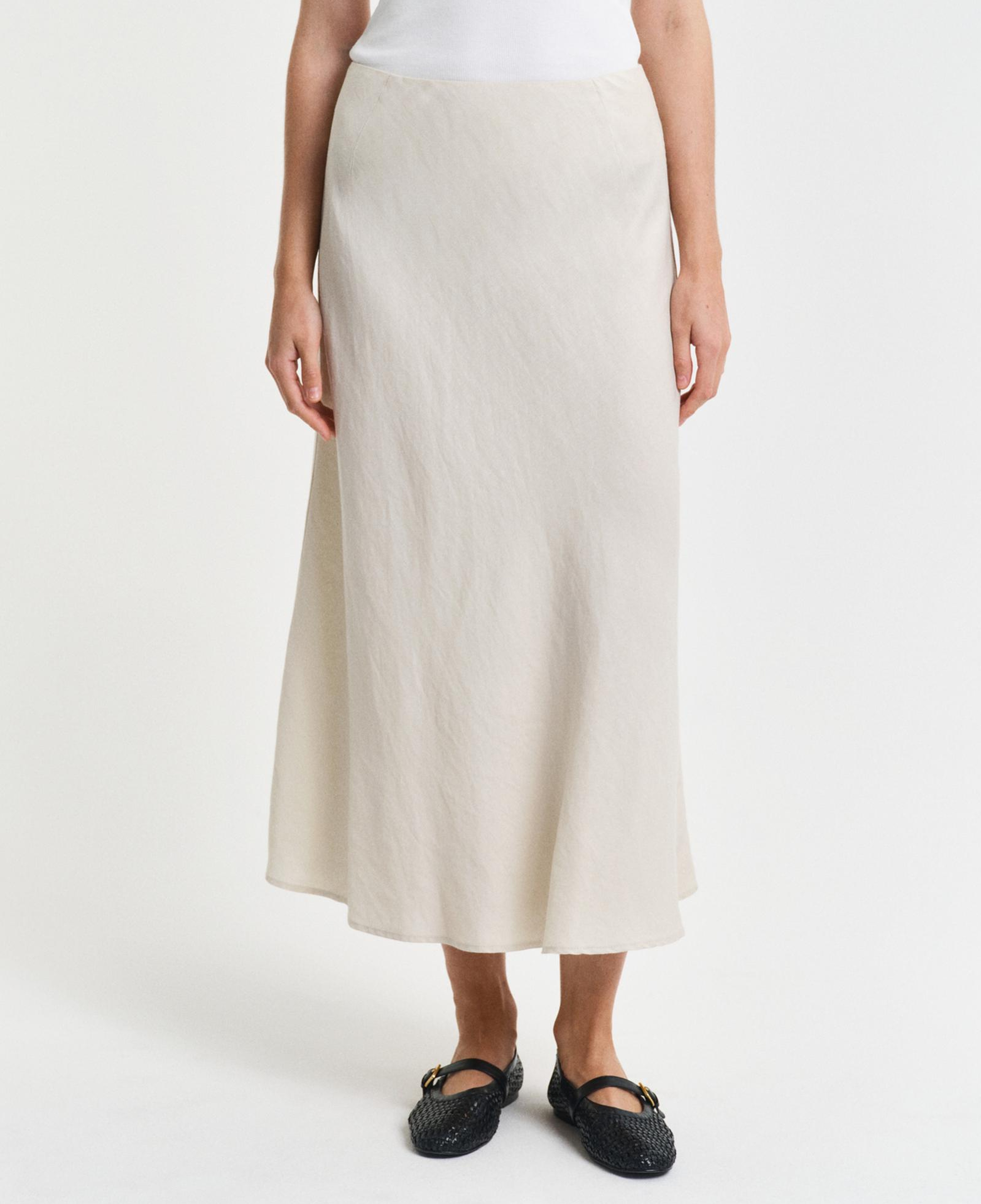 GANT Kadın Krem Regular Fit Etek