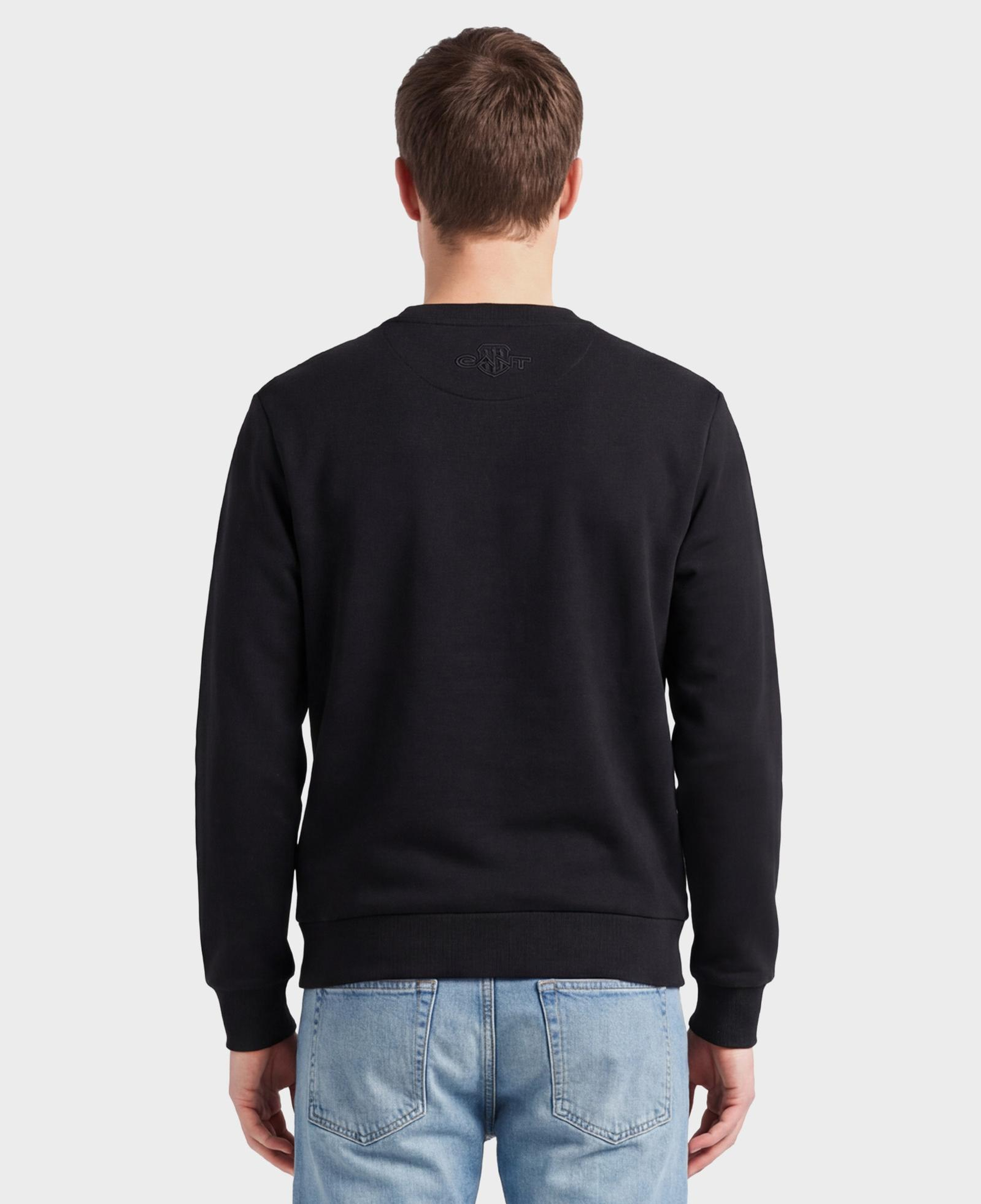 GANT Erkek Siyah Regular Fit Sweatshirt