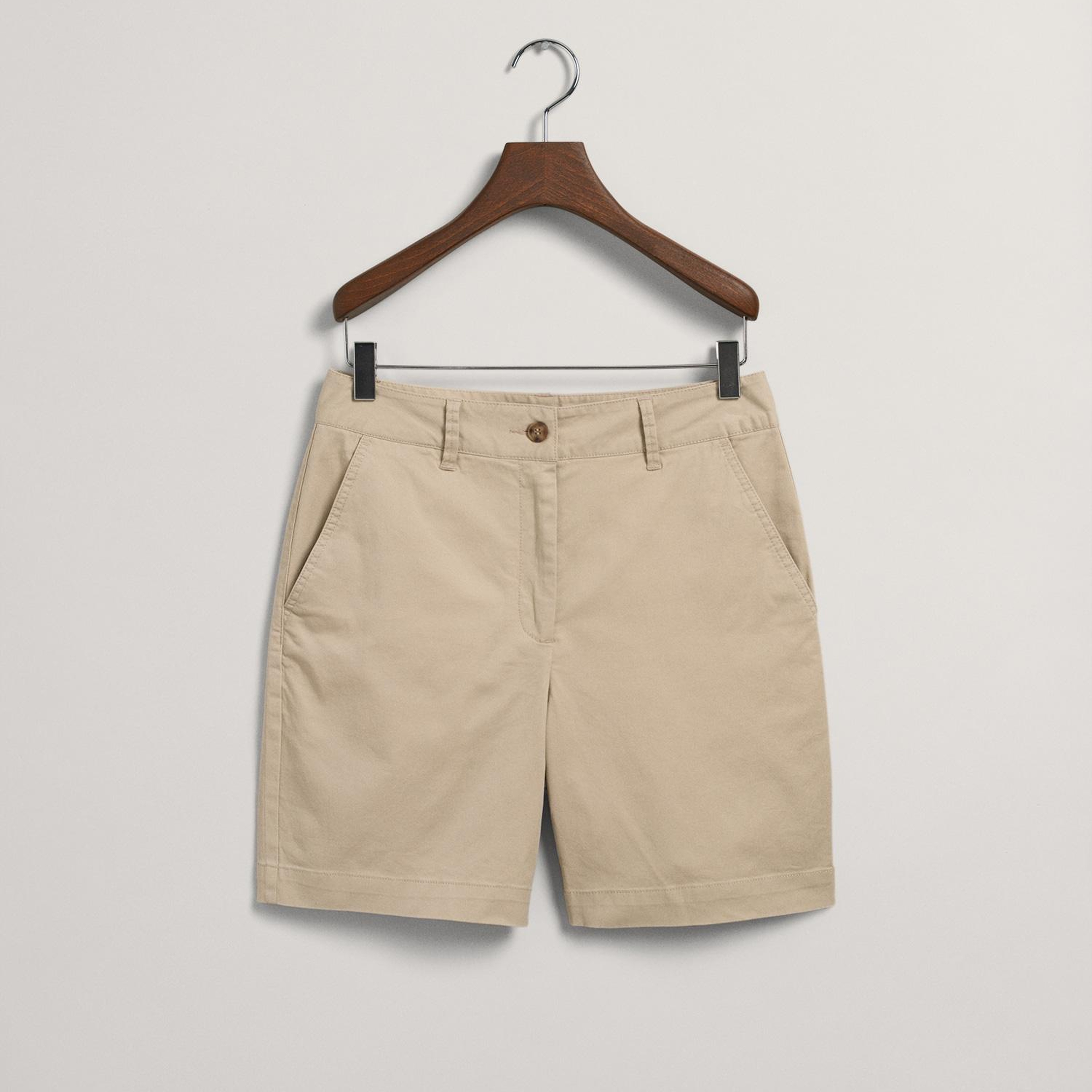 GANT Kadın Bej Slim Fit Şort