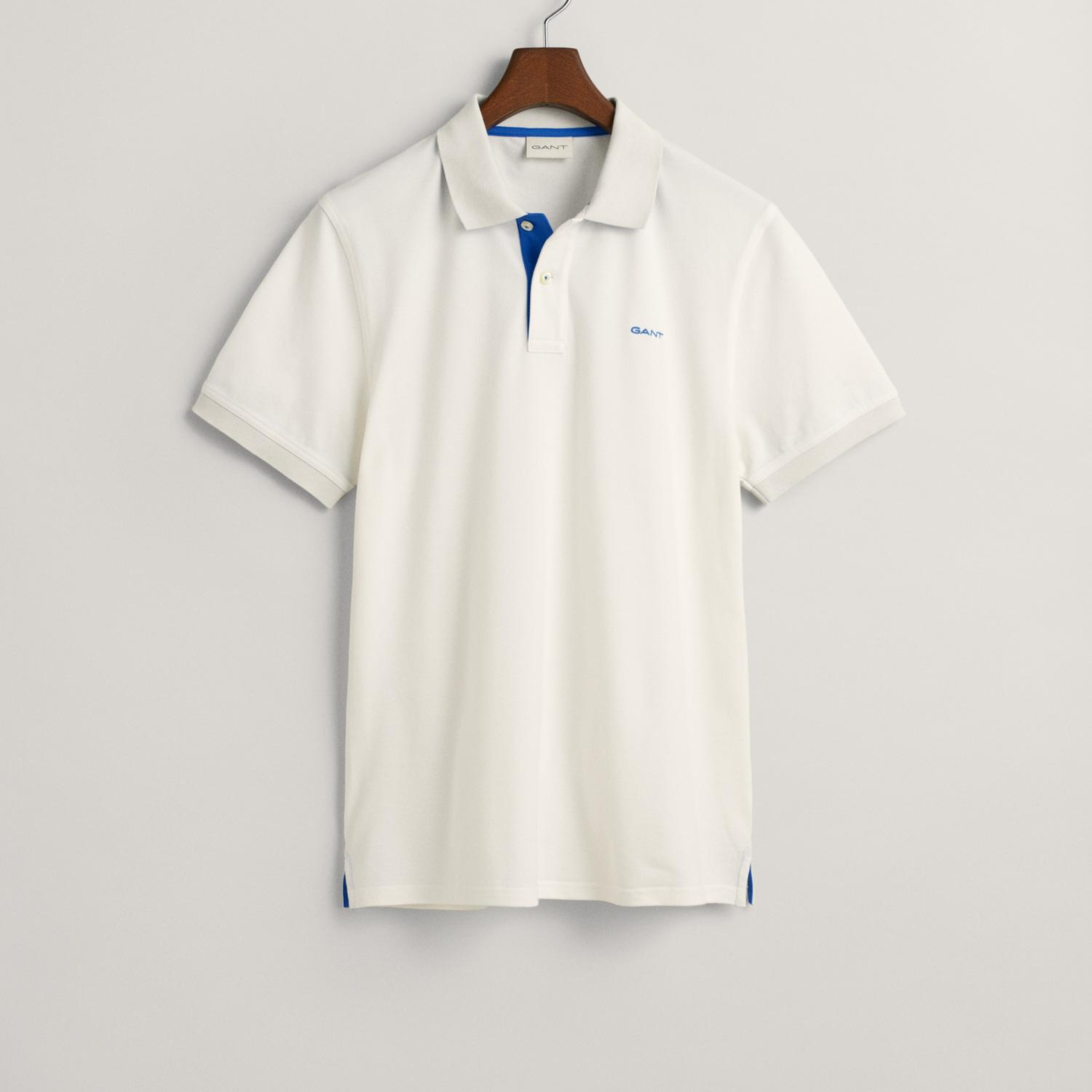 GANT Erkek Beyaz Regular Fit Polo