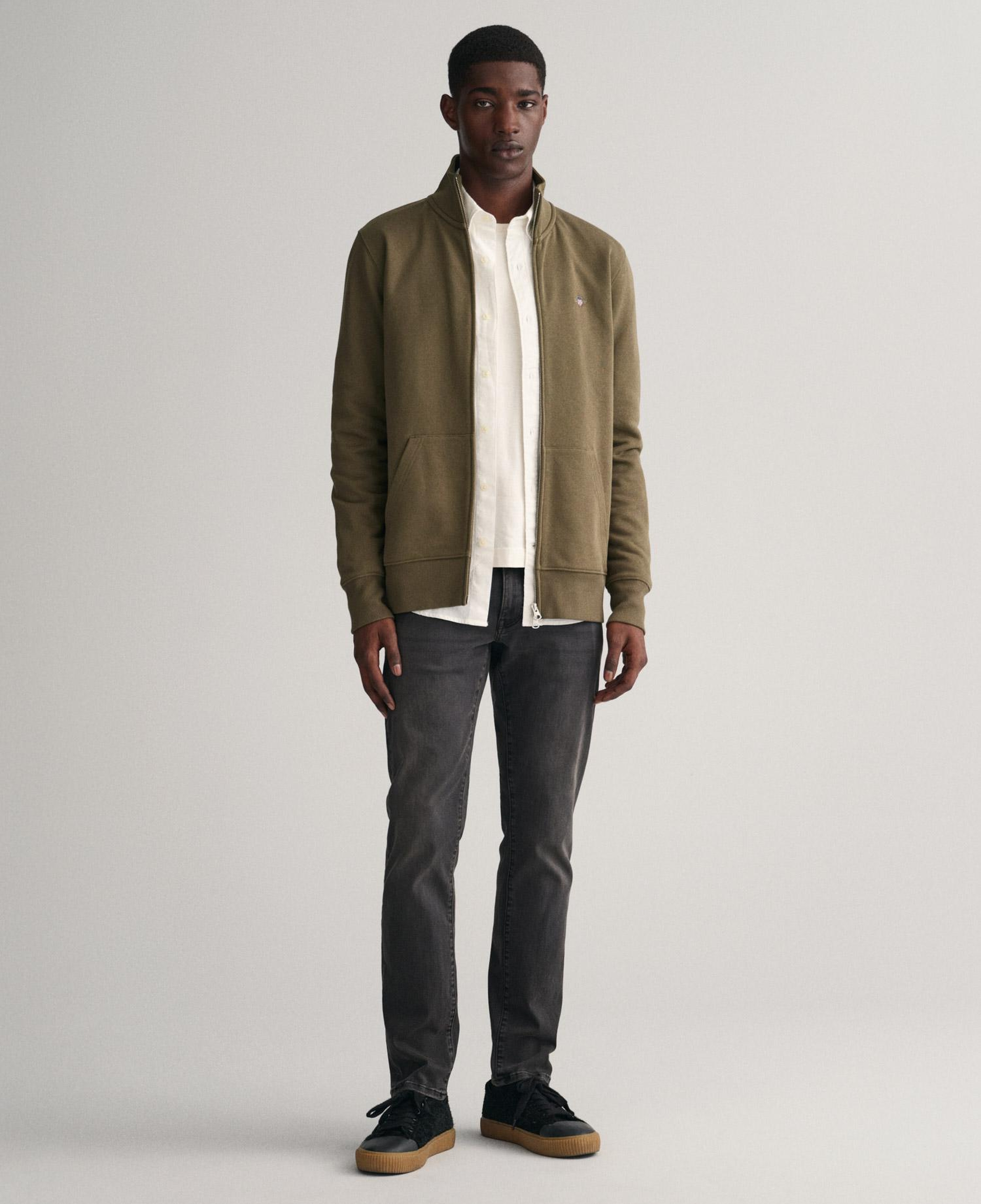 GANT Erkek Siyah Extra Slim Fit Active Recover Jean