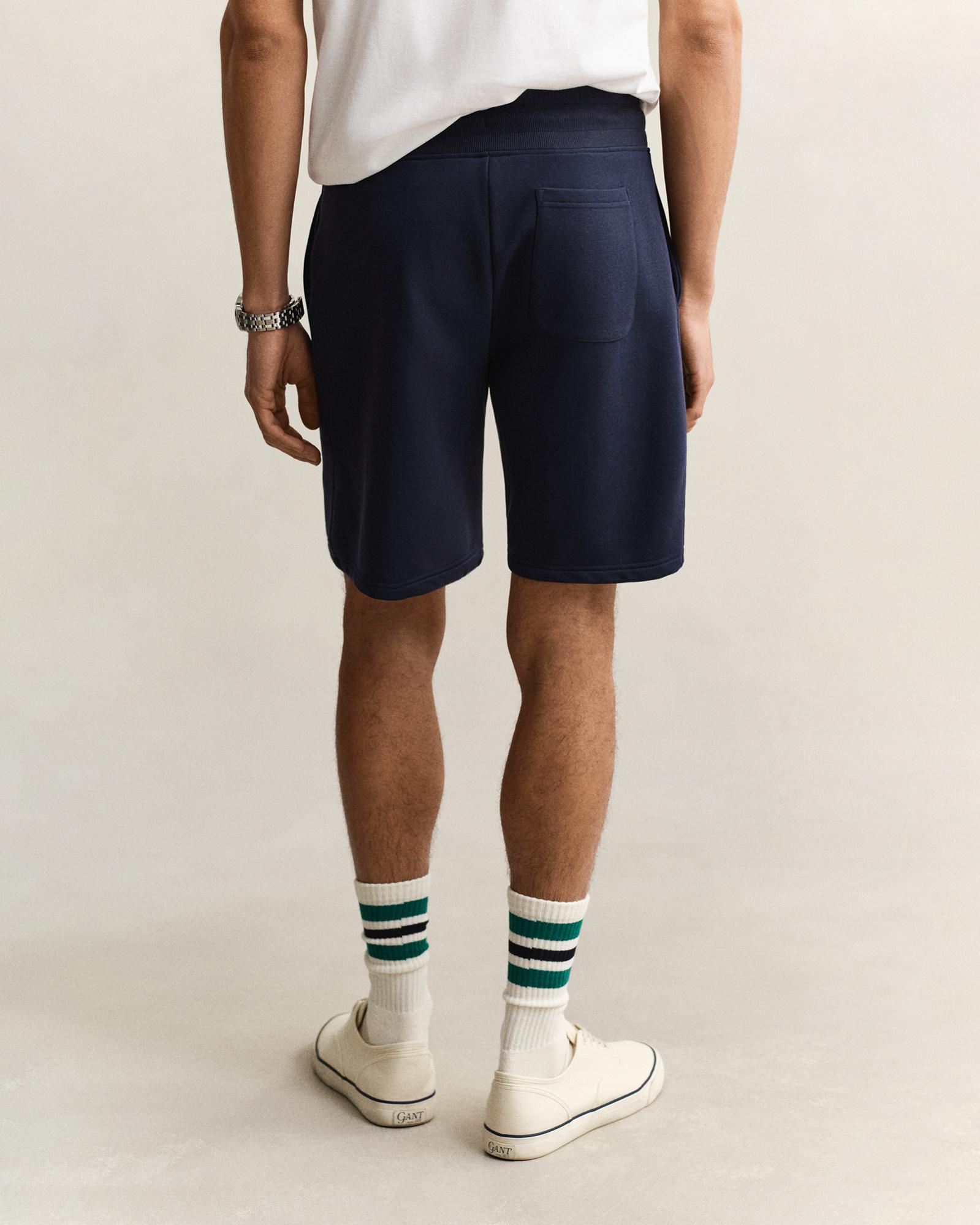 GANT Erkek Lacivert Logolu Şort