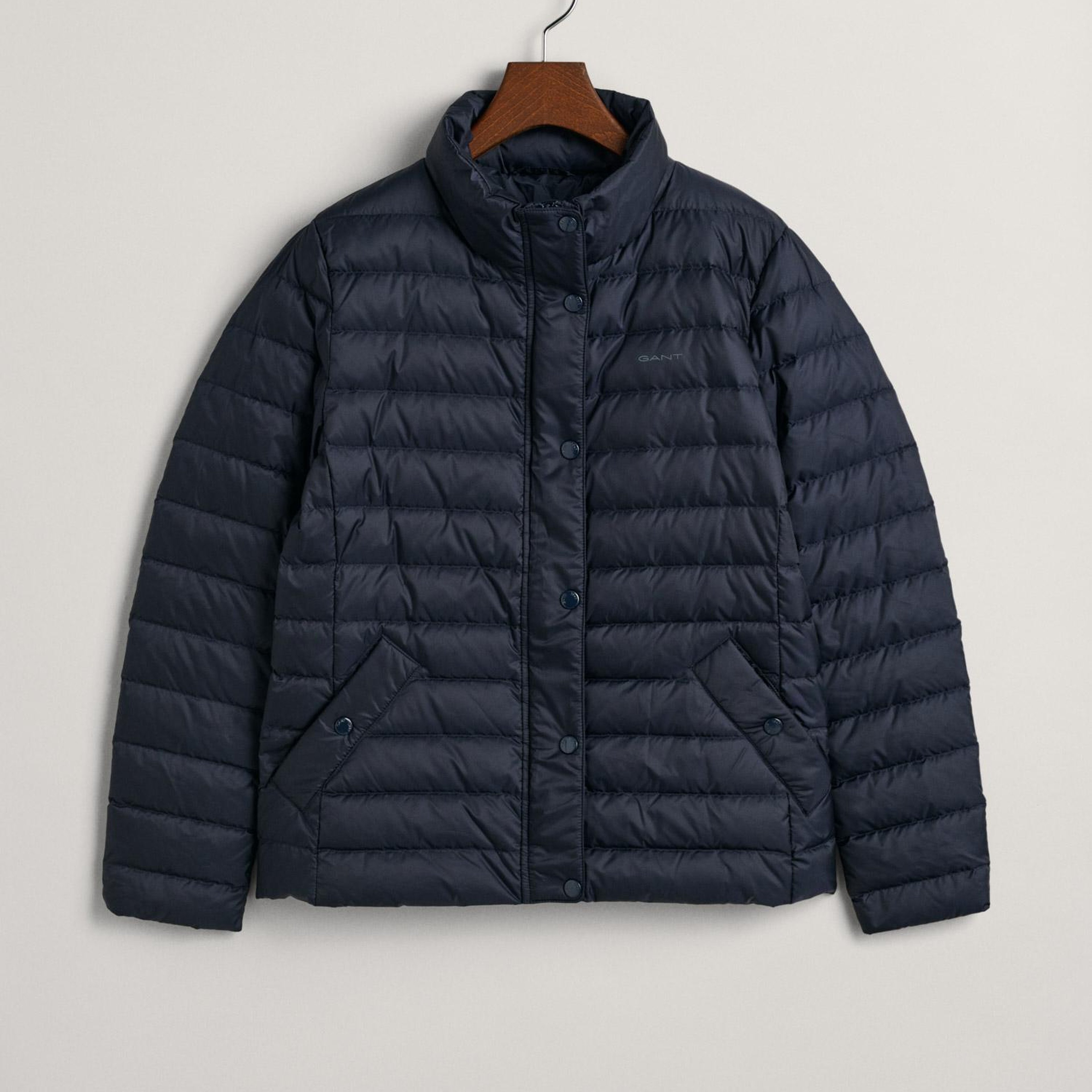 GANT Kadın Lacivert Dik Yaka Kaz Tüyü Mont