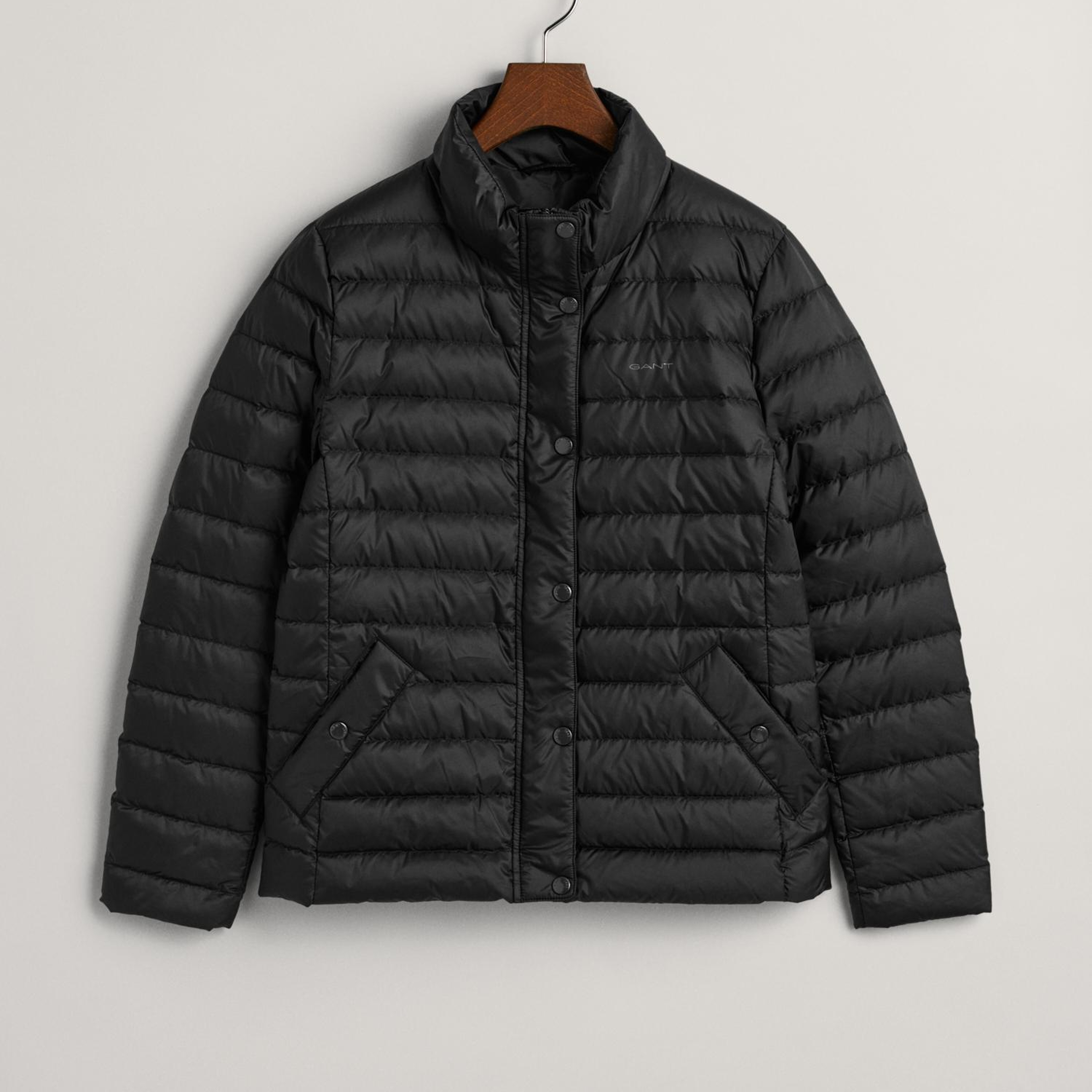 GANT Kadın Siyah Dik Yaka Kaz Tüyü Mont