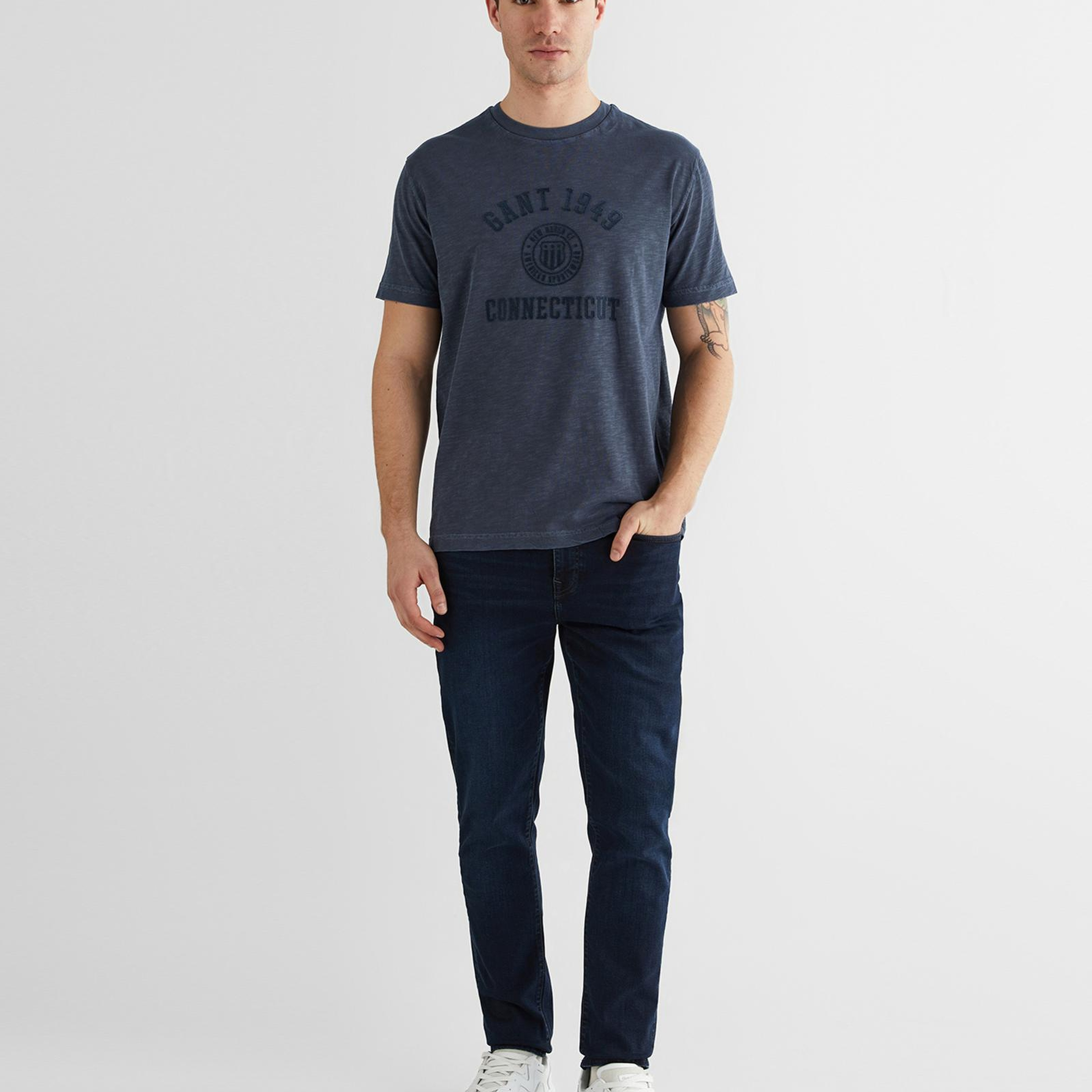 GANT Erkek Siyah Extra Slim Fit Jean