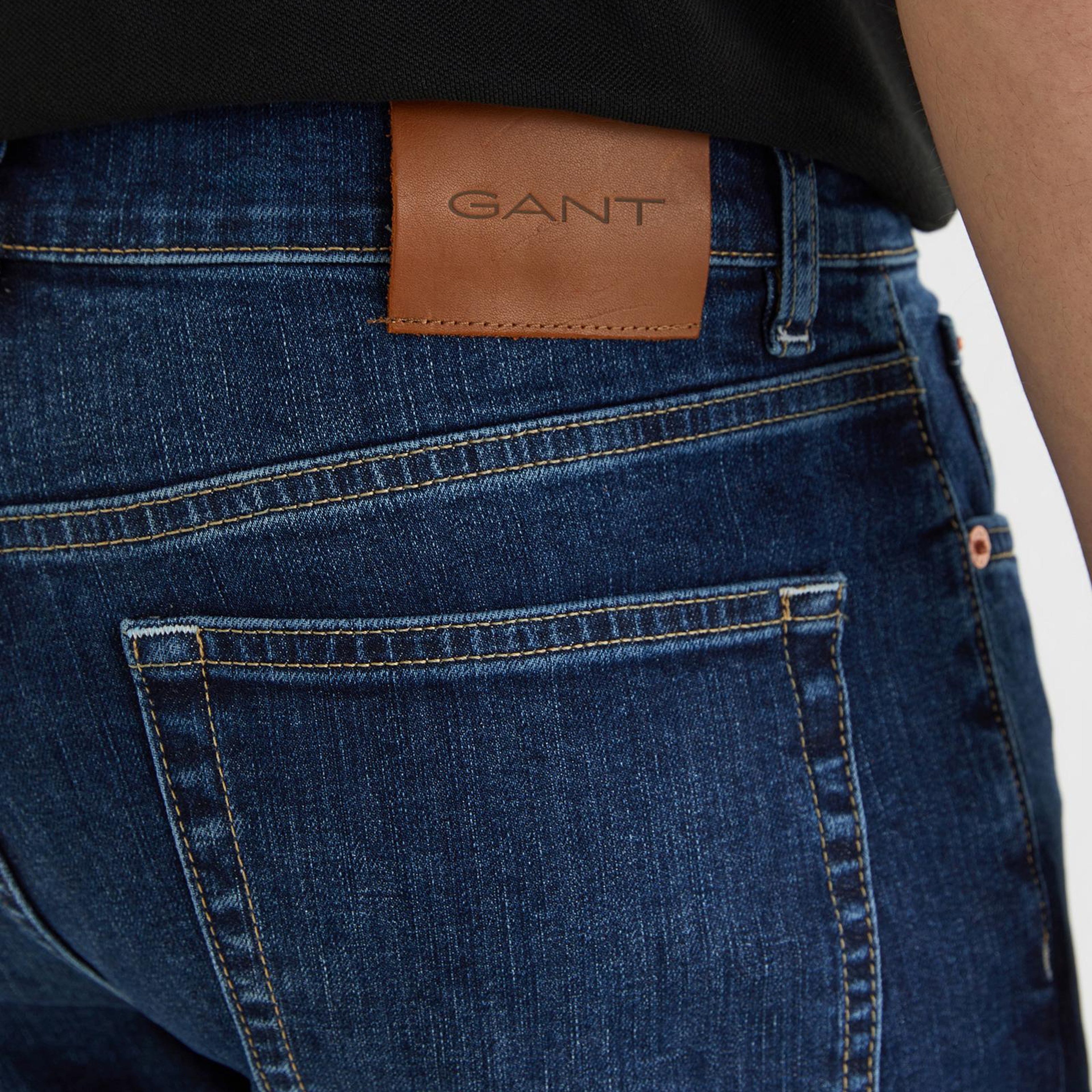 GANT Erkek Mavi Extra Slim Fit Jean
