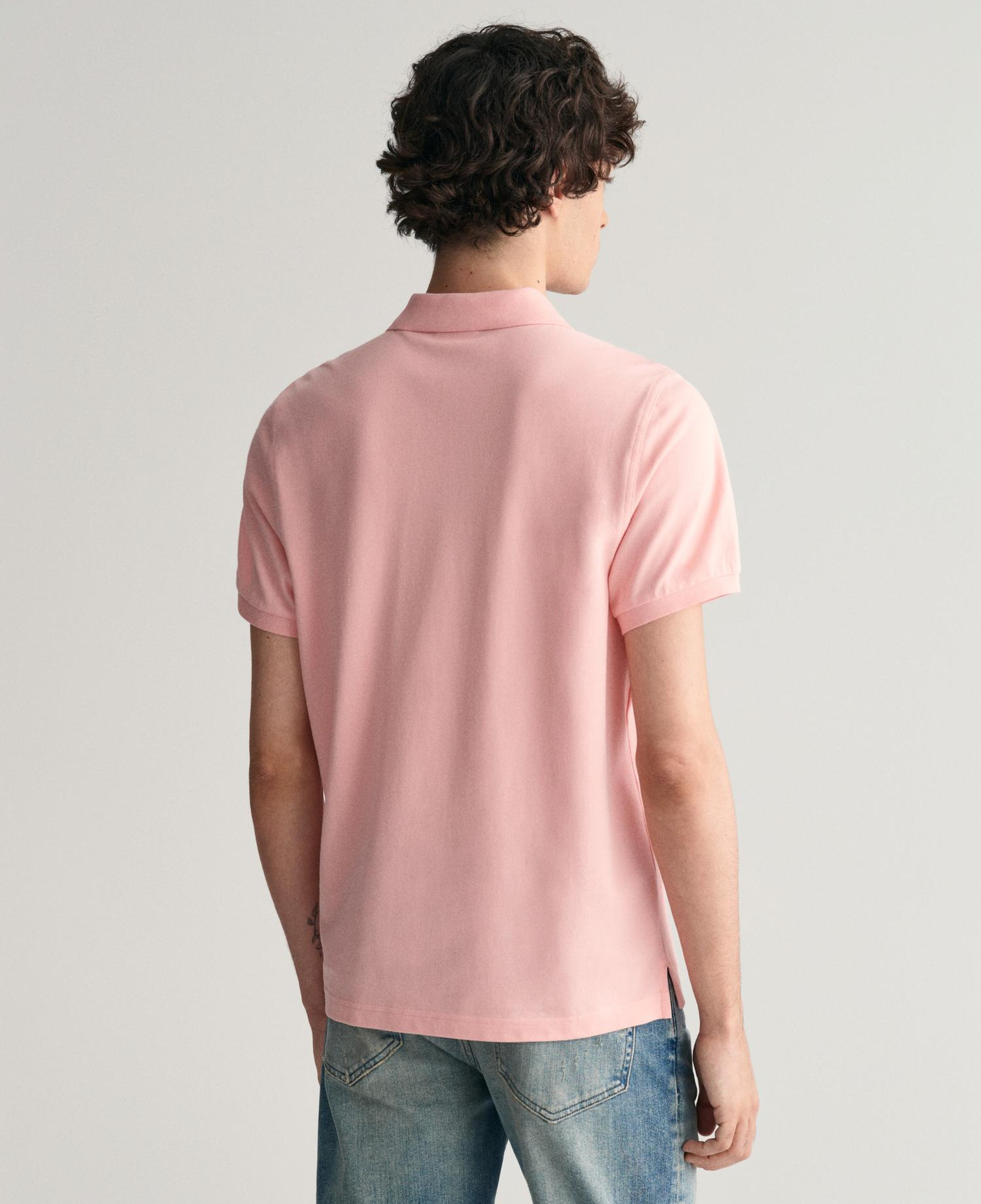 GANT Erkek Pembe Regular Fit Logolu Polo